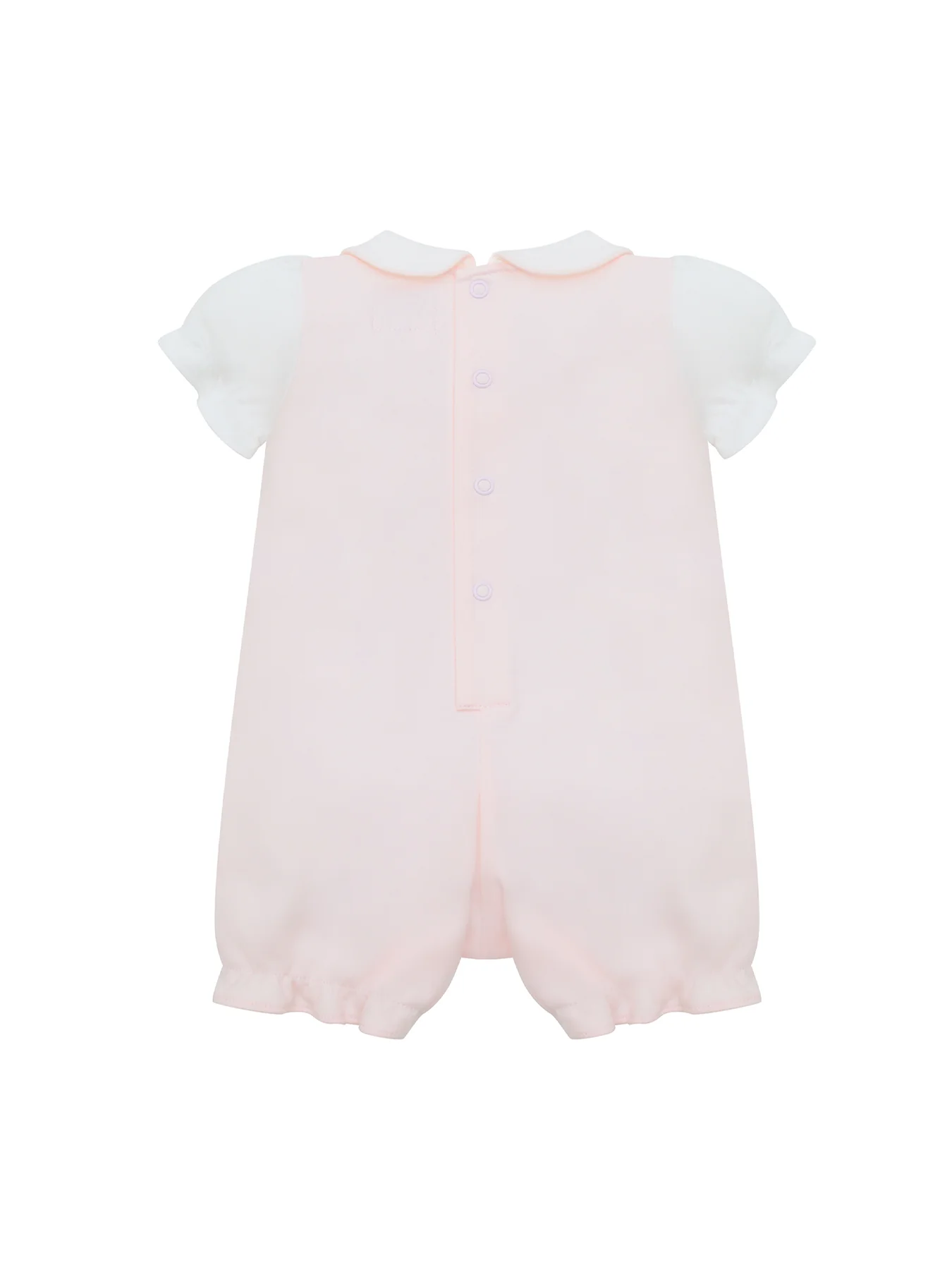 Baby Lavinia Interlock Romper Pink - Image 2