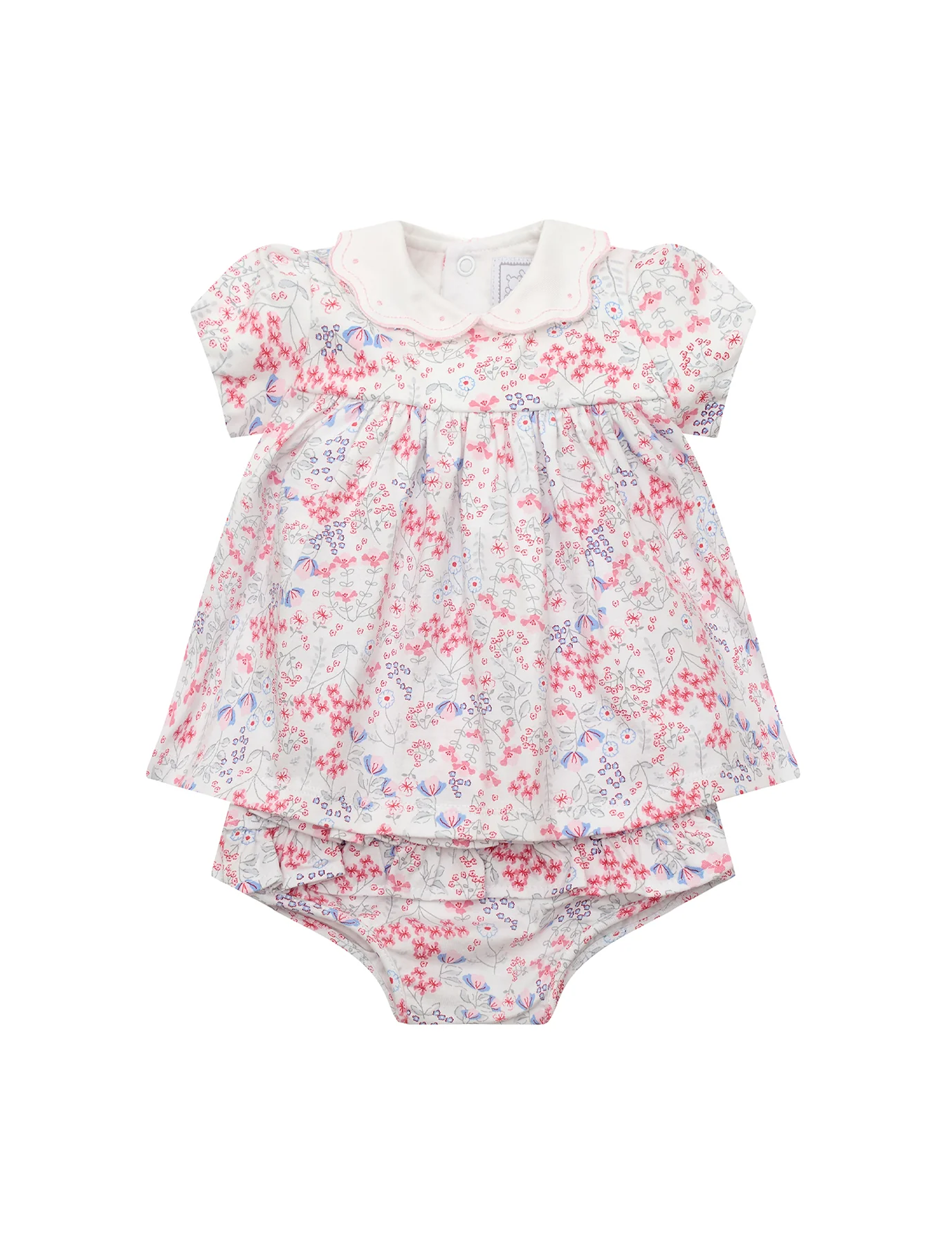 Baby Lola Printed Jersey Dress Pink