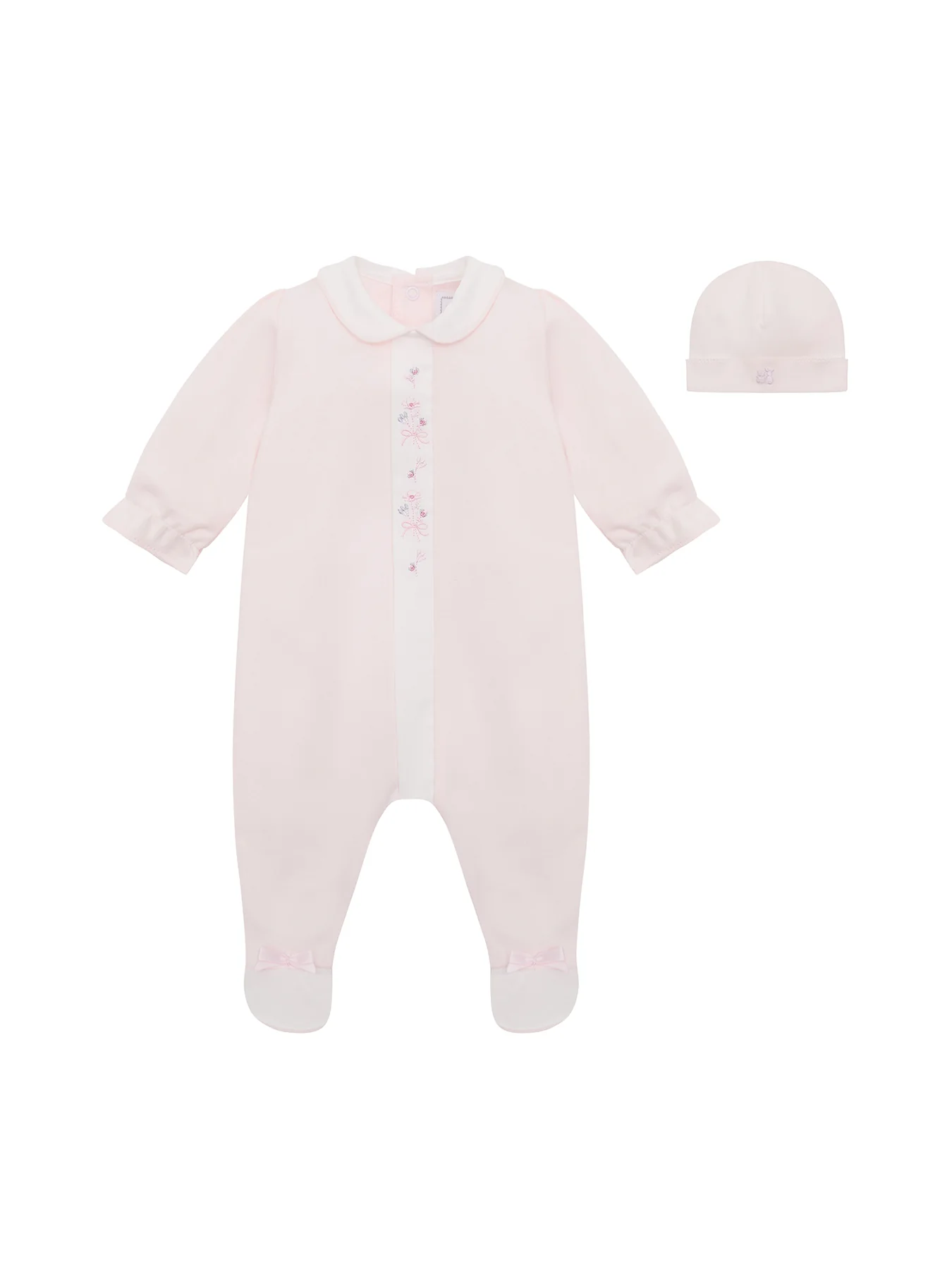 Baby Loretta Interlock All-In-One Pink - Image 2
