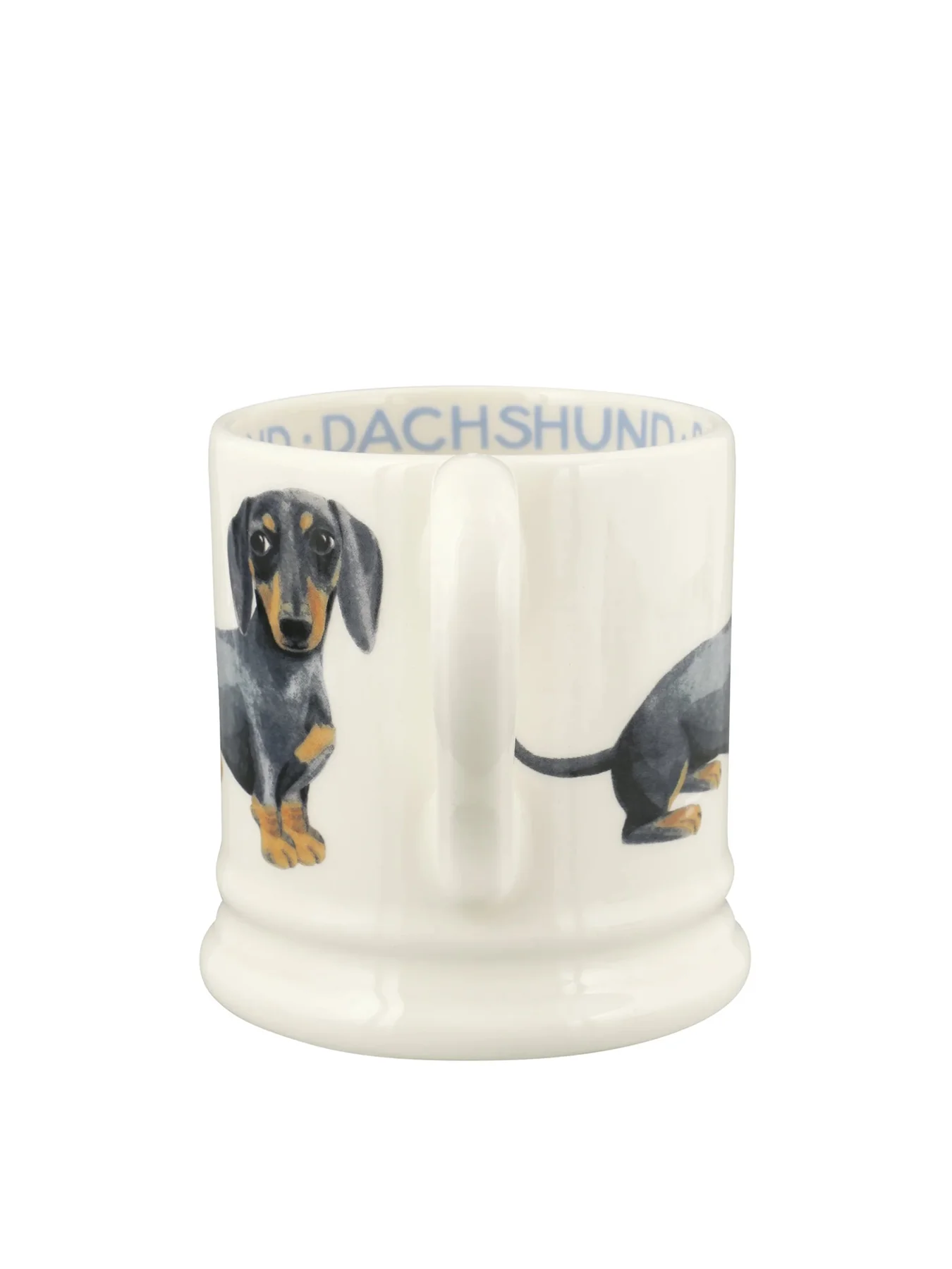 Black & Tan Dachshund Half Pint Mug - Image 3