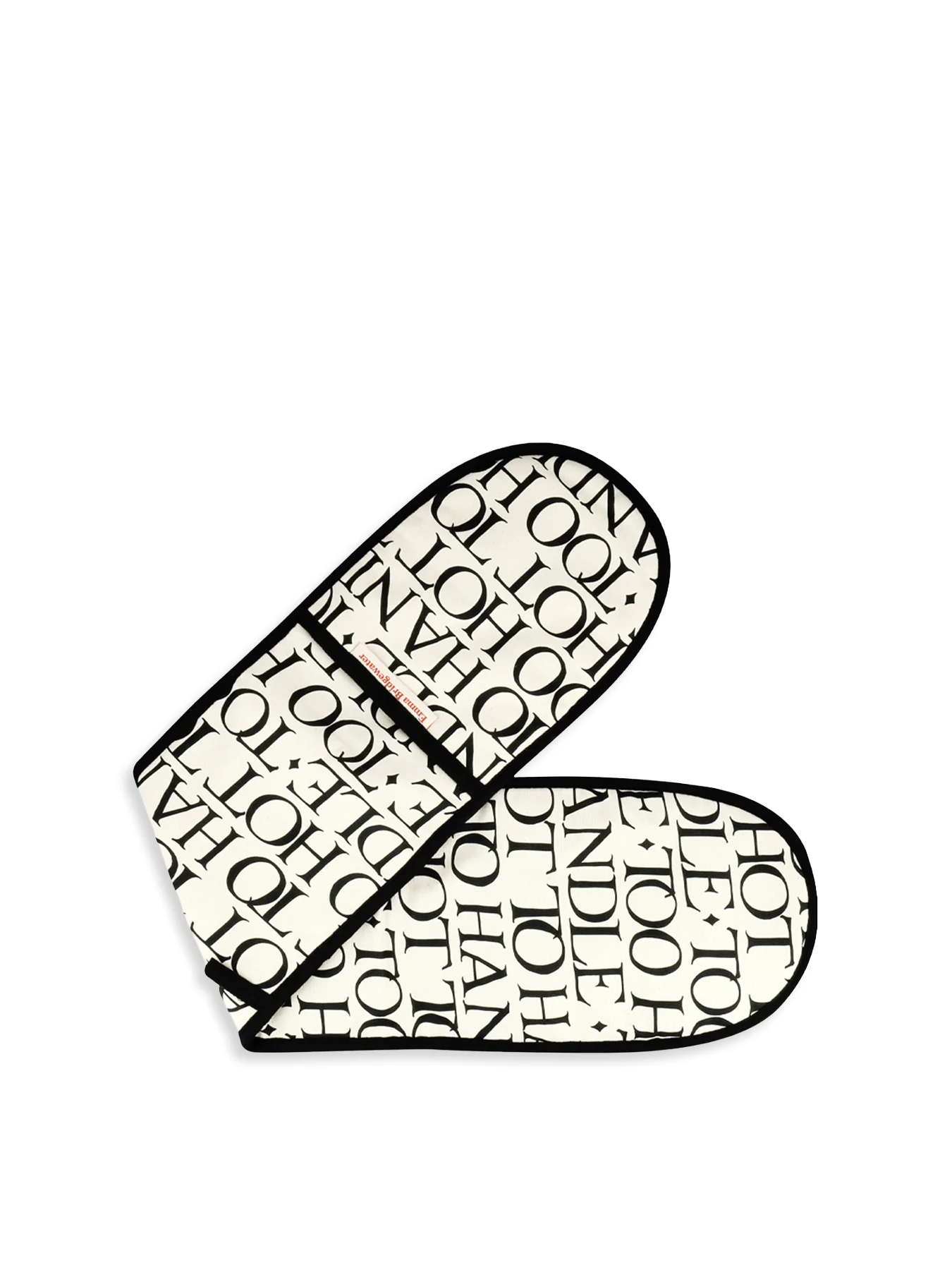 Black Toast Oven Glove and Tea Towel Set - Image 3