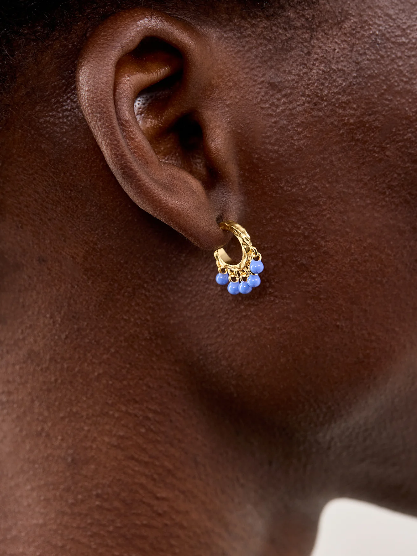 Astrid Stud Earrings Gold - Image 2