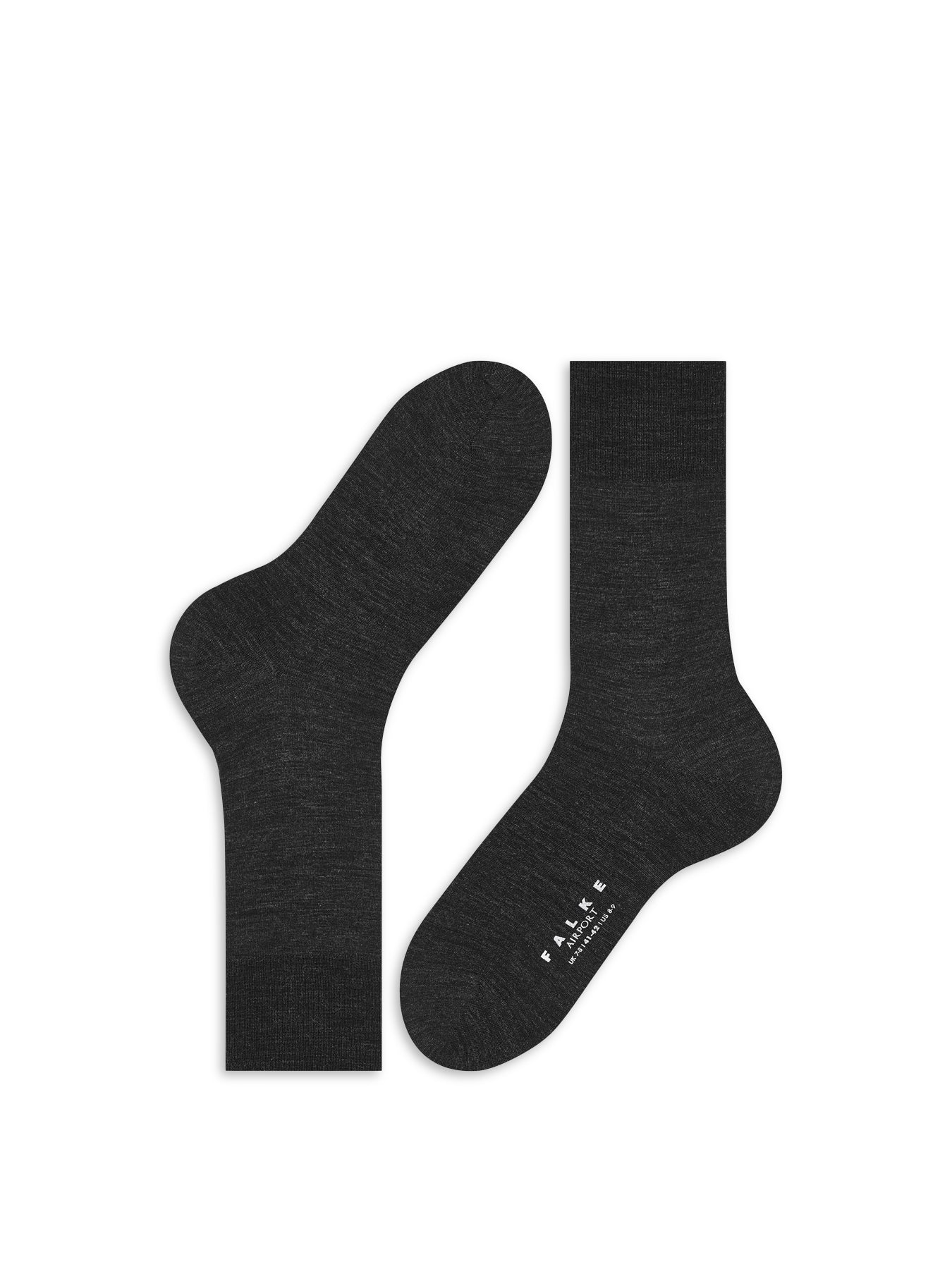 Cotton Blend Crew Socks Grey - Image 5