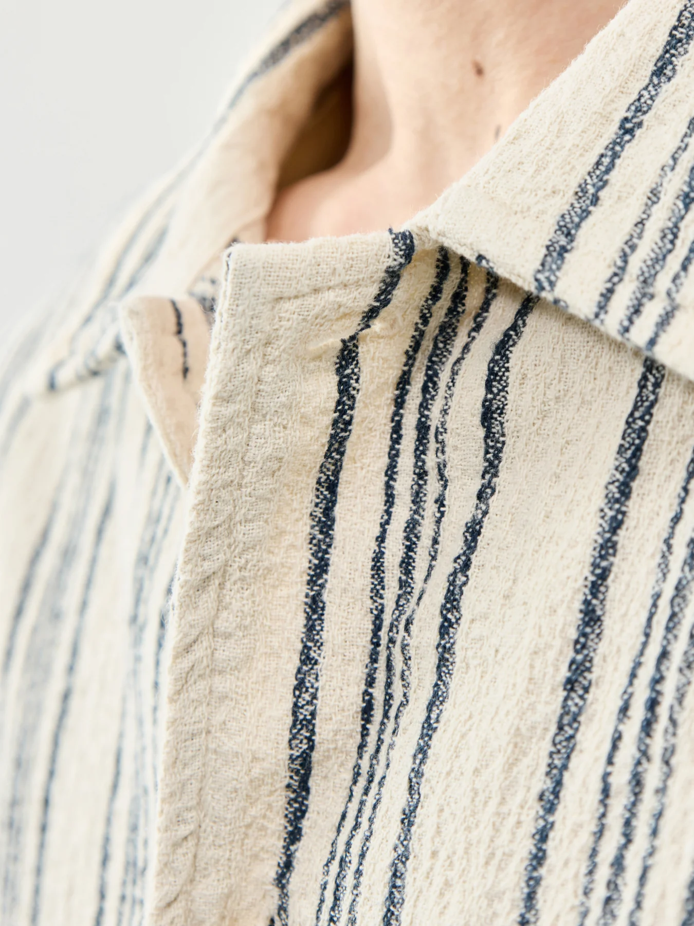 Striped T-Shirt Cream - Image 3