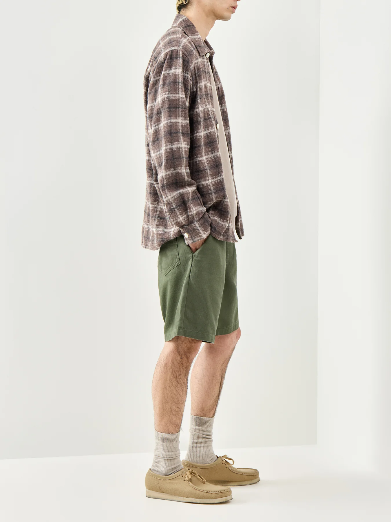 Drawstring Shorts Green - Image 2