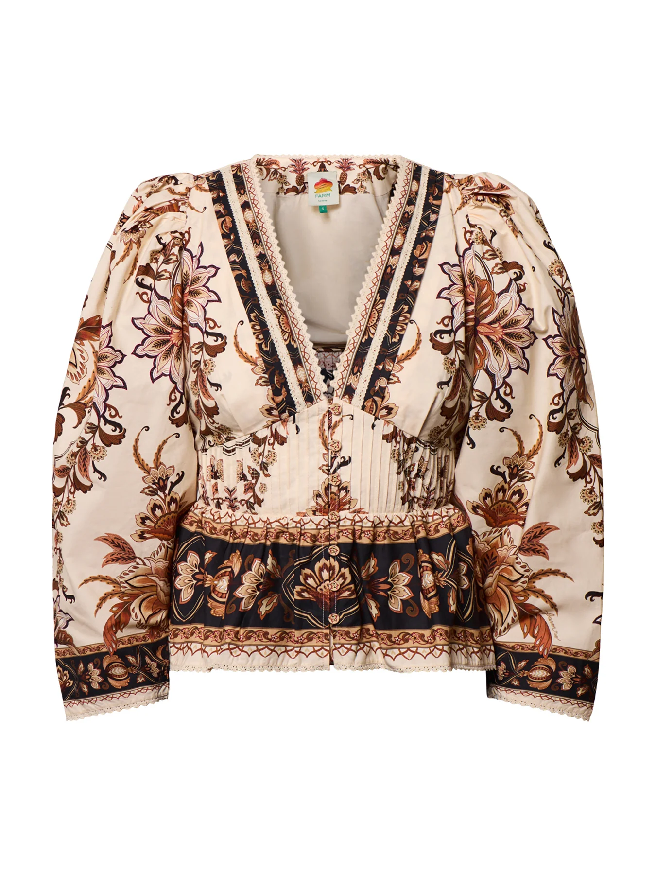 Majestic Garden Printed Blouse Multi