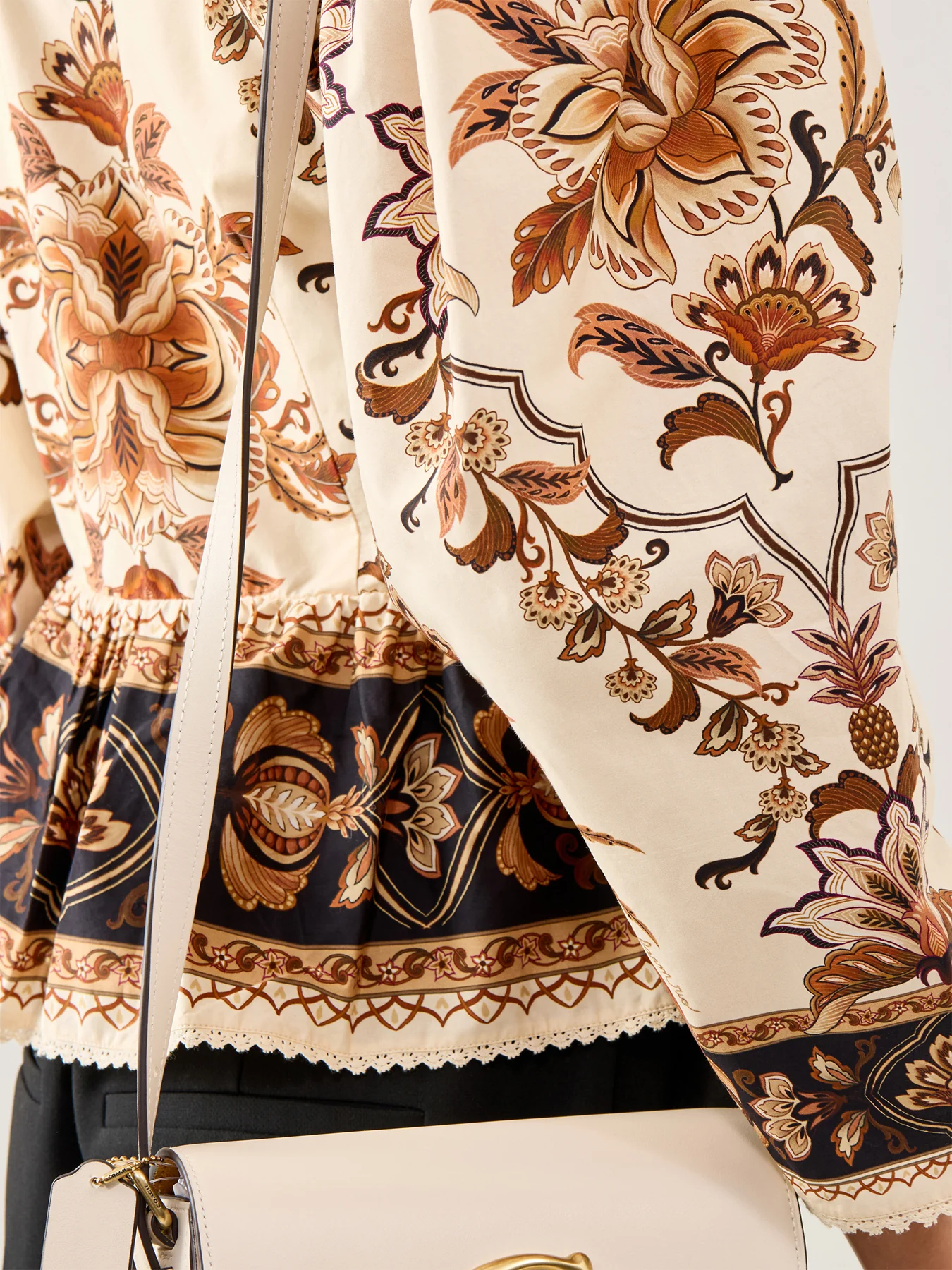 Majestic Garden Printed Blouse Multi - Image 3
