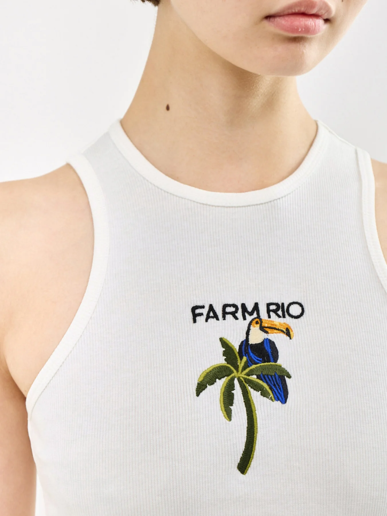 Toucanissimo Tank Top White - Image 3