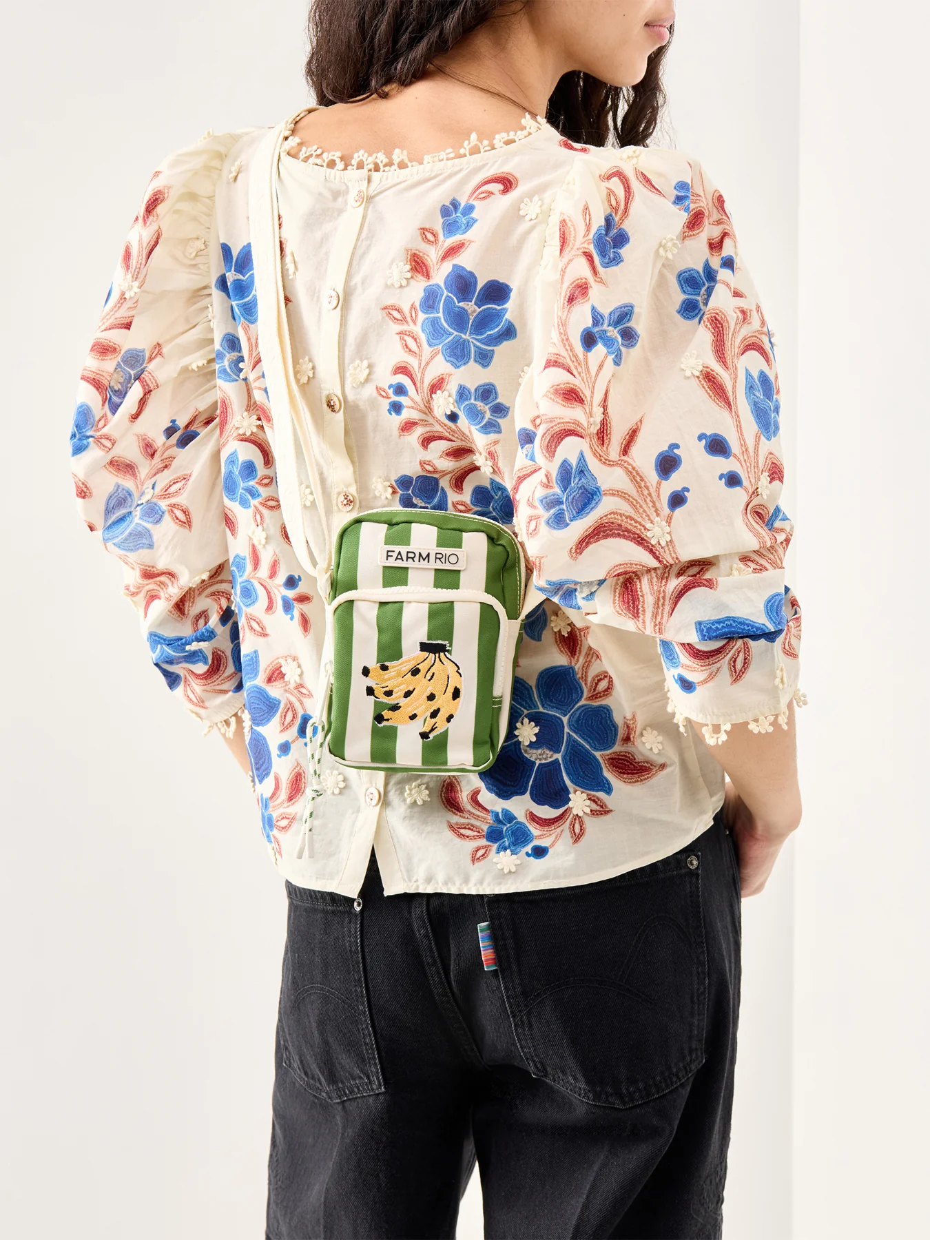 Tropical Banana Crossbody Bag Multi - Image 2
