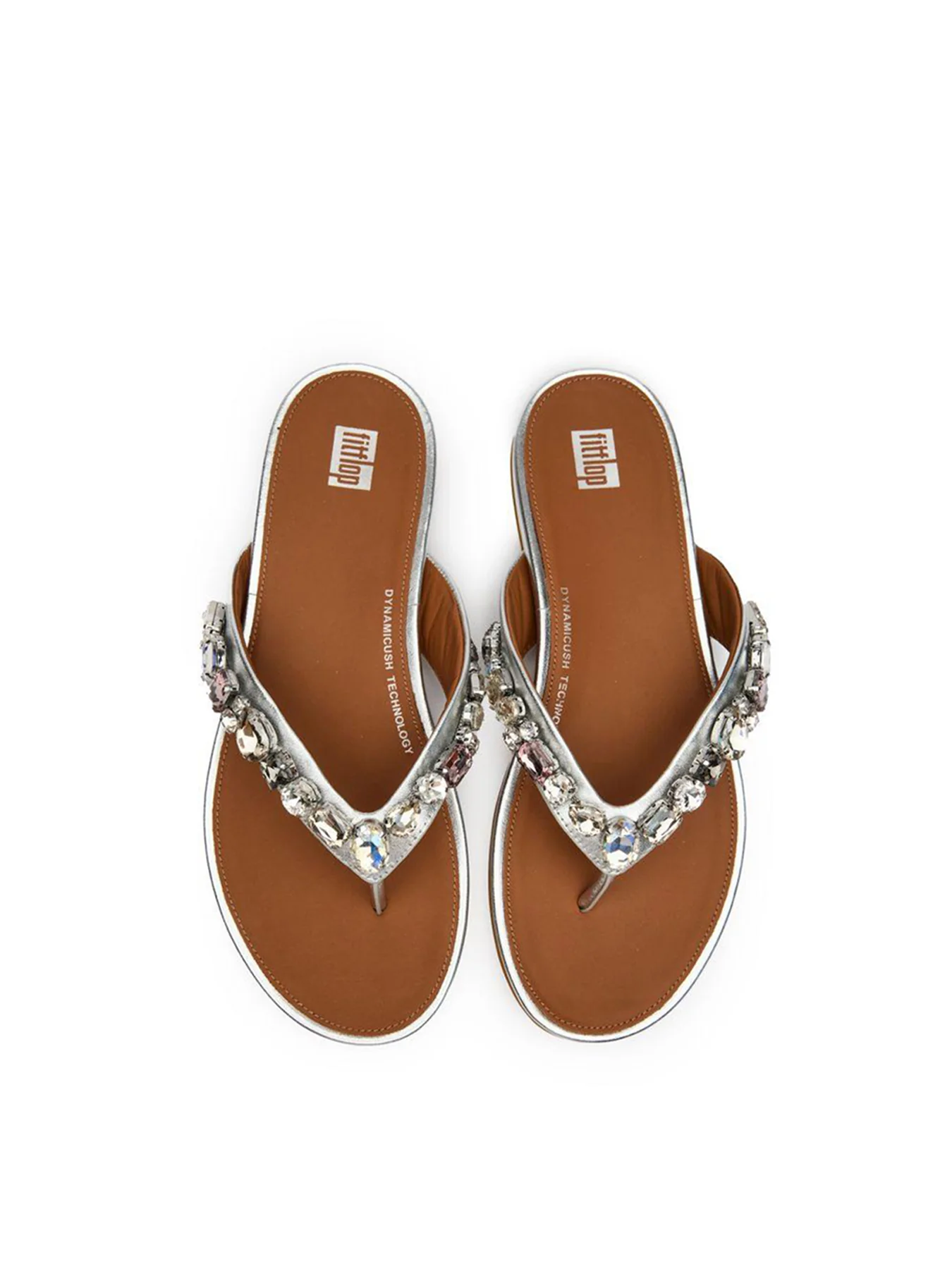 Gracie Jewel Deluxe Sandals Silver - Image 3
