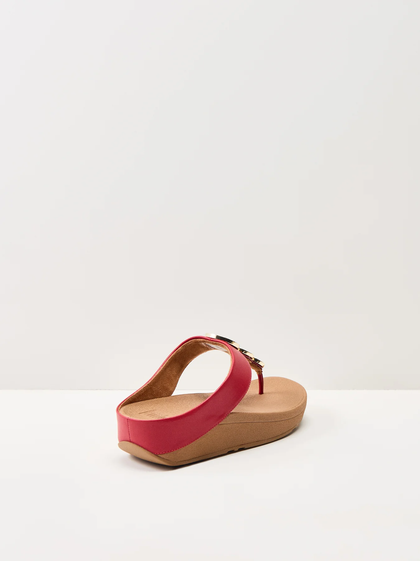 Halo Bead-Circle Toe-Post Sandals Burnt Berry - Image 2