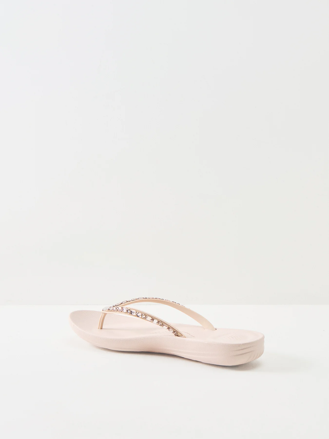 Iqushion Multi Crystal Ergonomic Flip Flops Nude Rose - Image 2