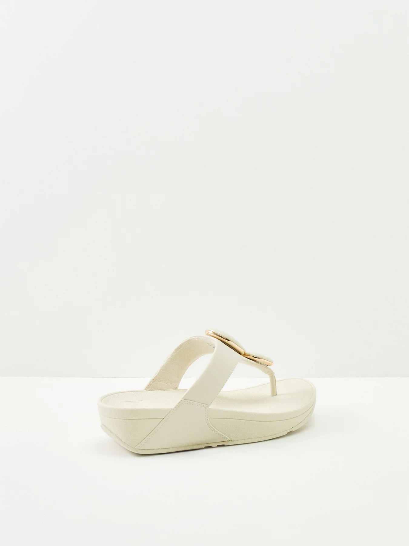 Lulu Marbled-Stone Toe-Post Sandals Paris Beige - Image 2