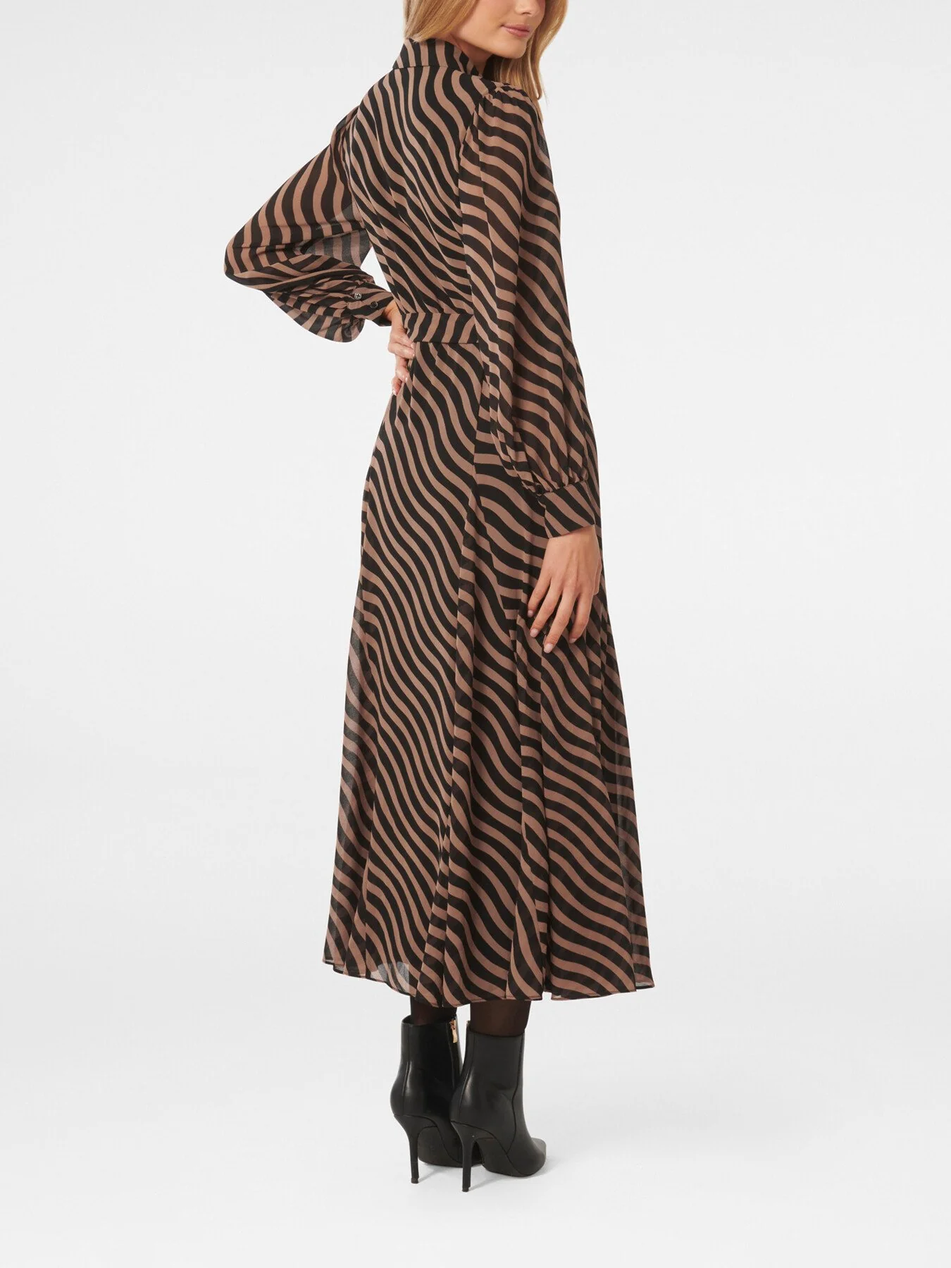 Fiona Godet Shirt Midi Dress - Image 3