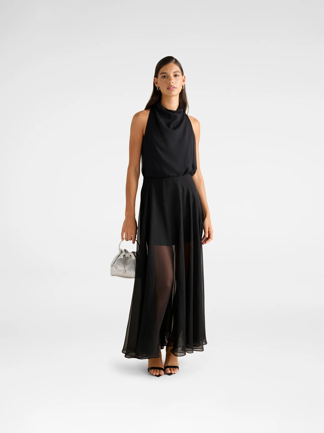 Ayla Draped Halter Neck Top - Image 2