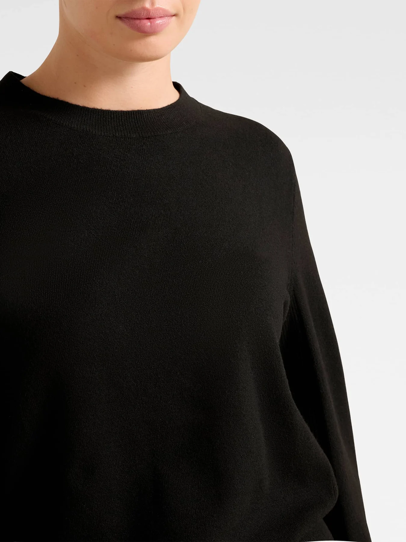 Hazel Knitted Lounge Jumper Black - Image 5