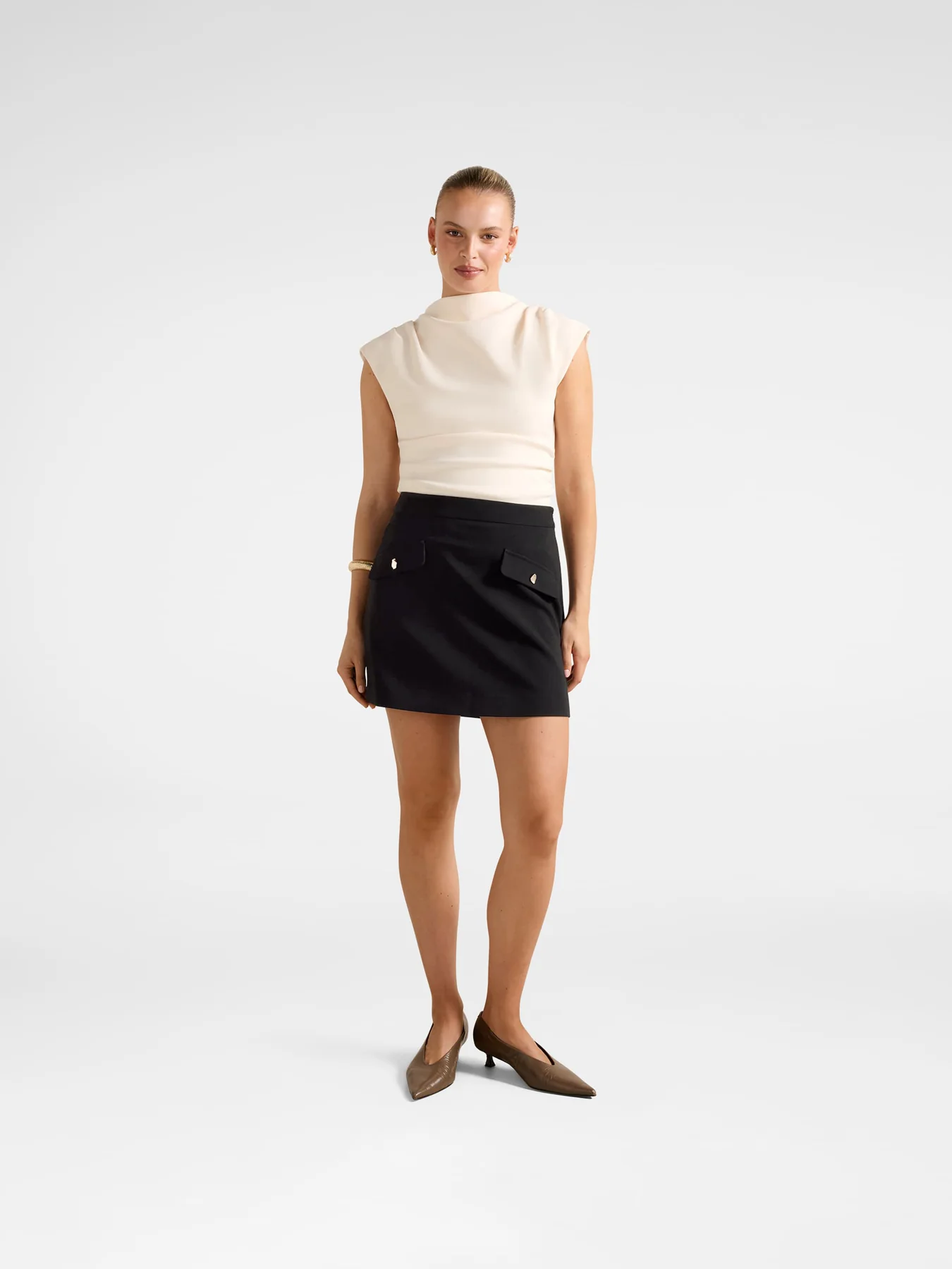 Hazel Pocket Mini Skirt - Image 2