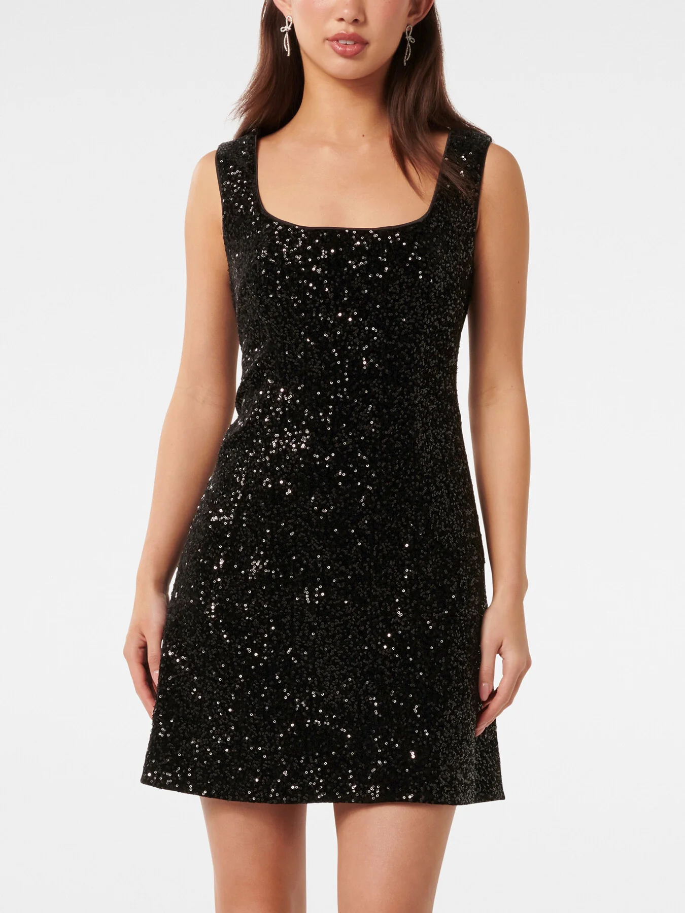 Katie Sequin Mini Dress - Image 4