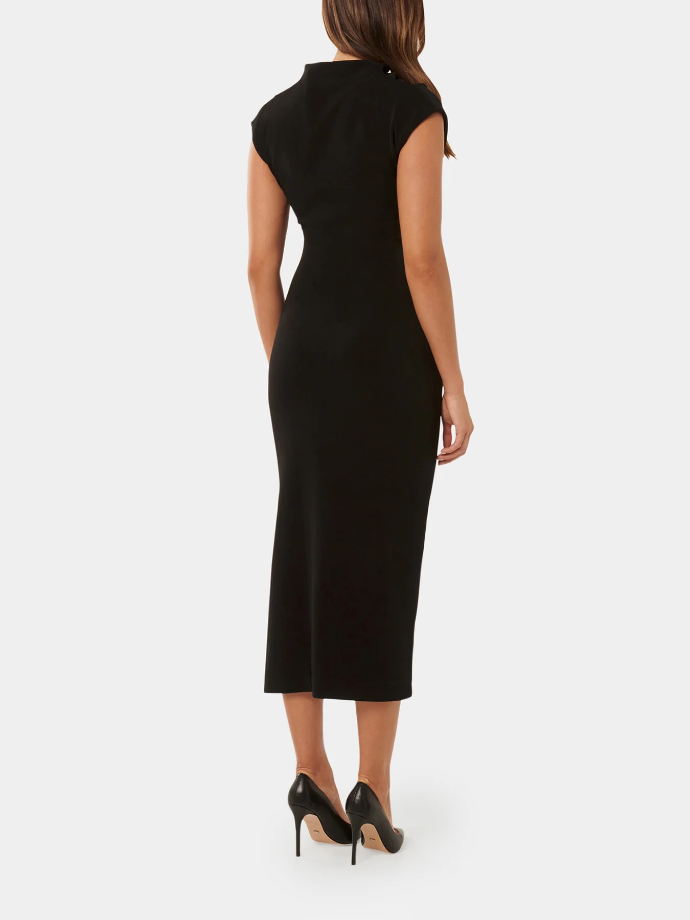 Samantha High Neck Midi Dress - Image 3