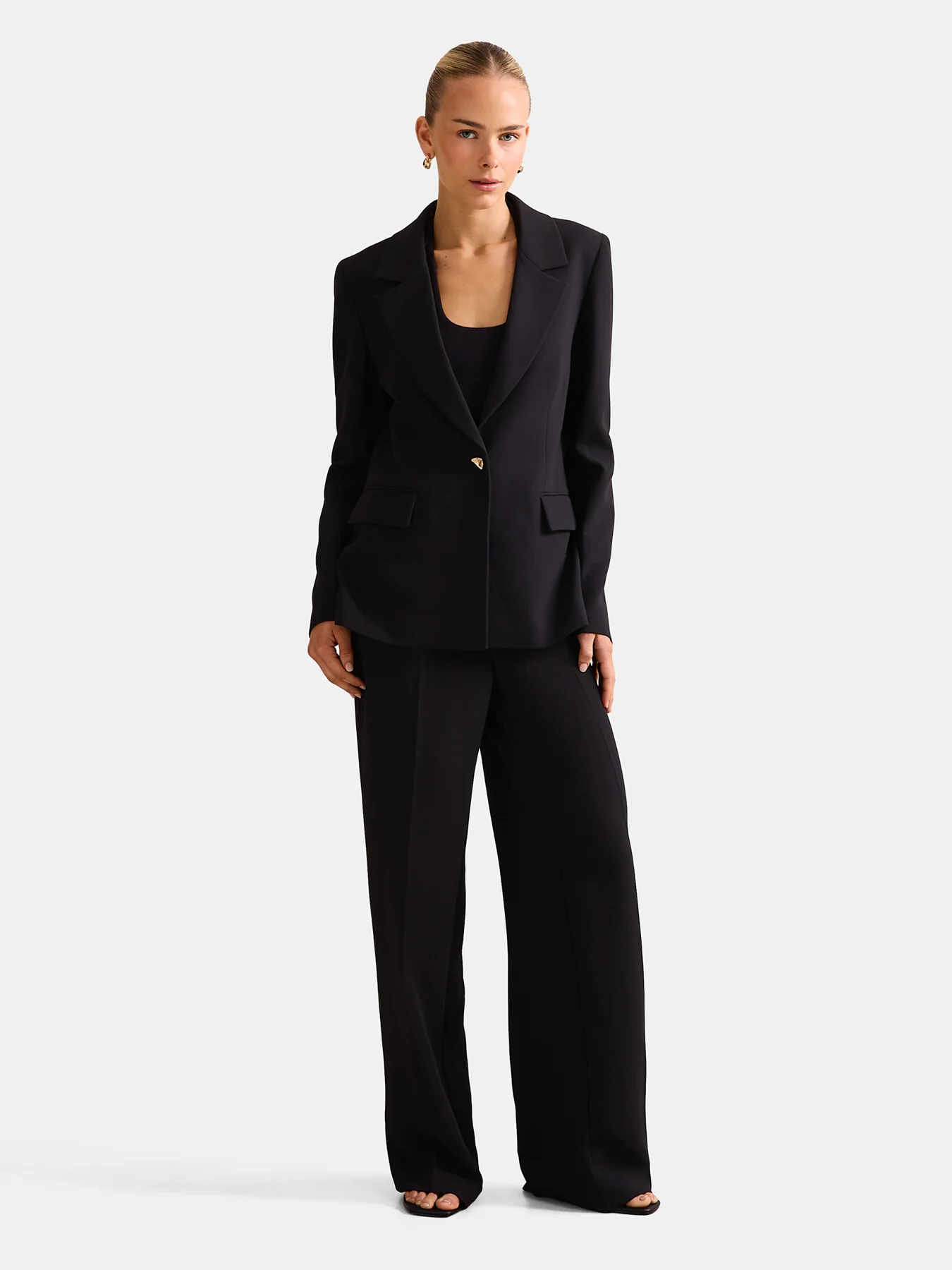 Victoria Single Breasted Blazer Black - Image 2