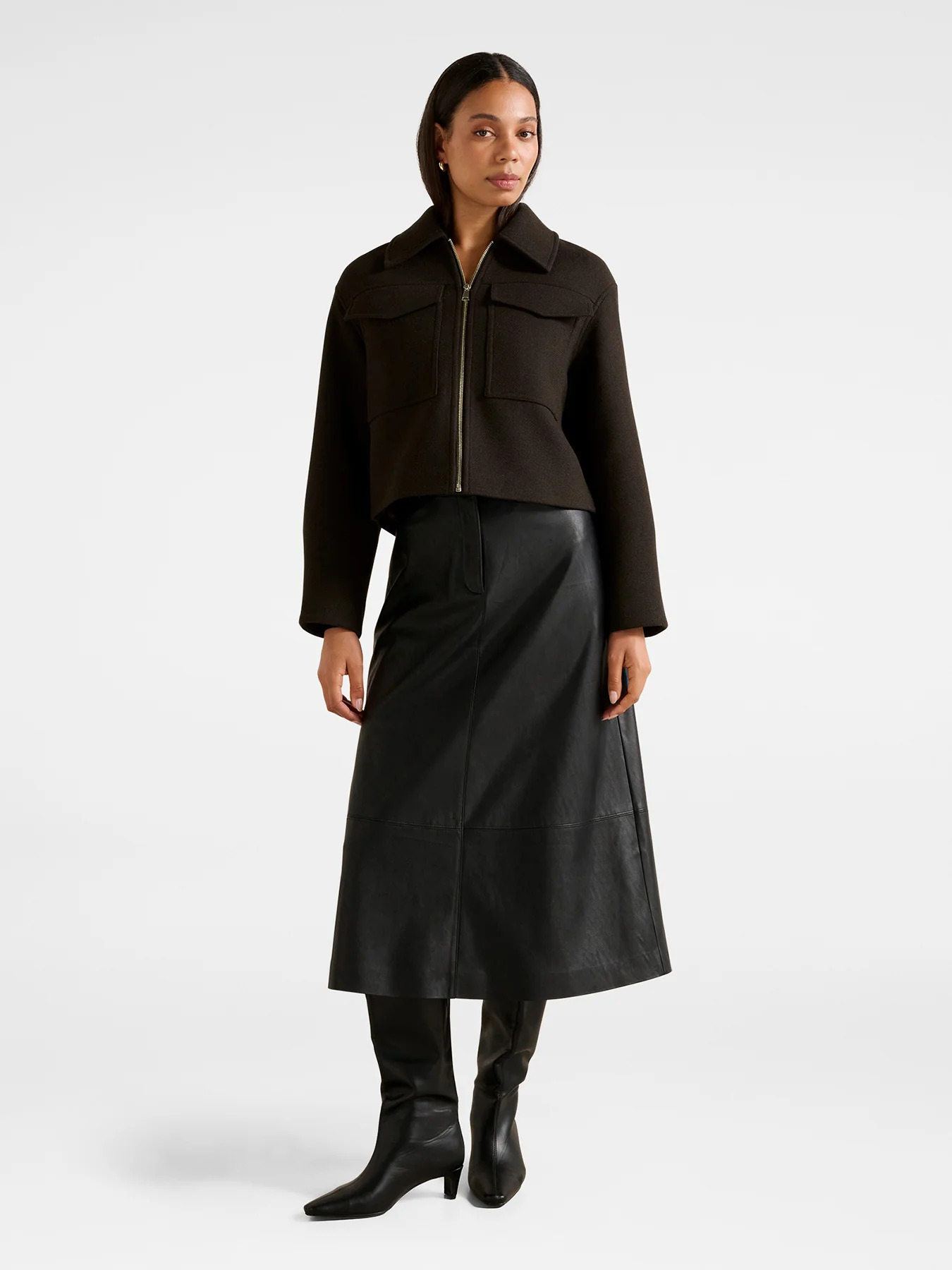 Eliana Jacket Brown - Image 2