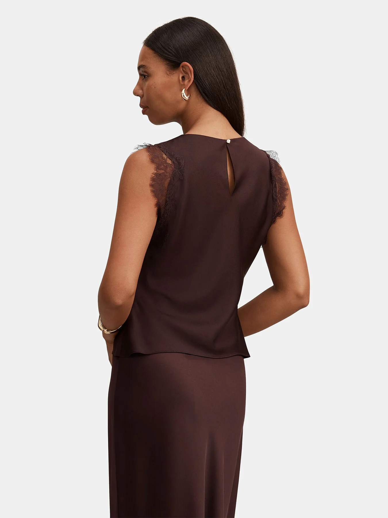 Enola Lace Top Brown - Image 5