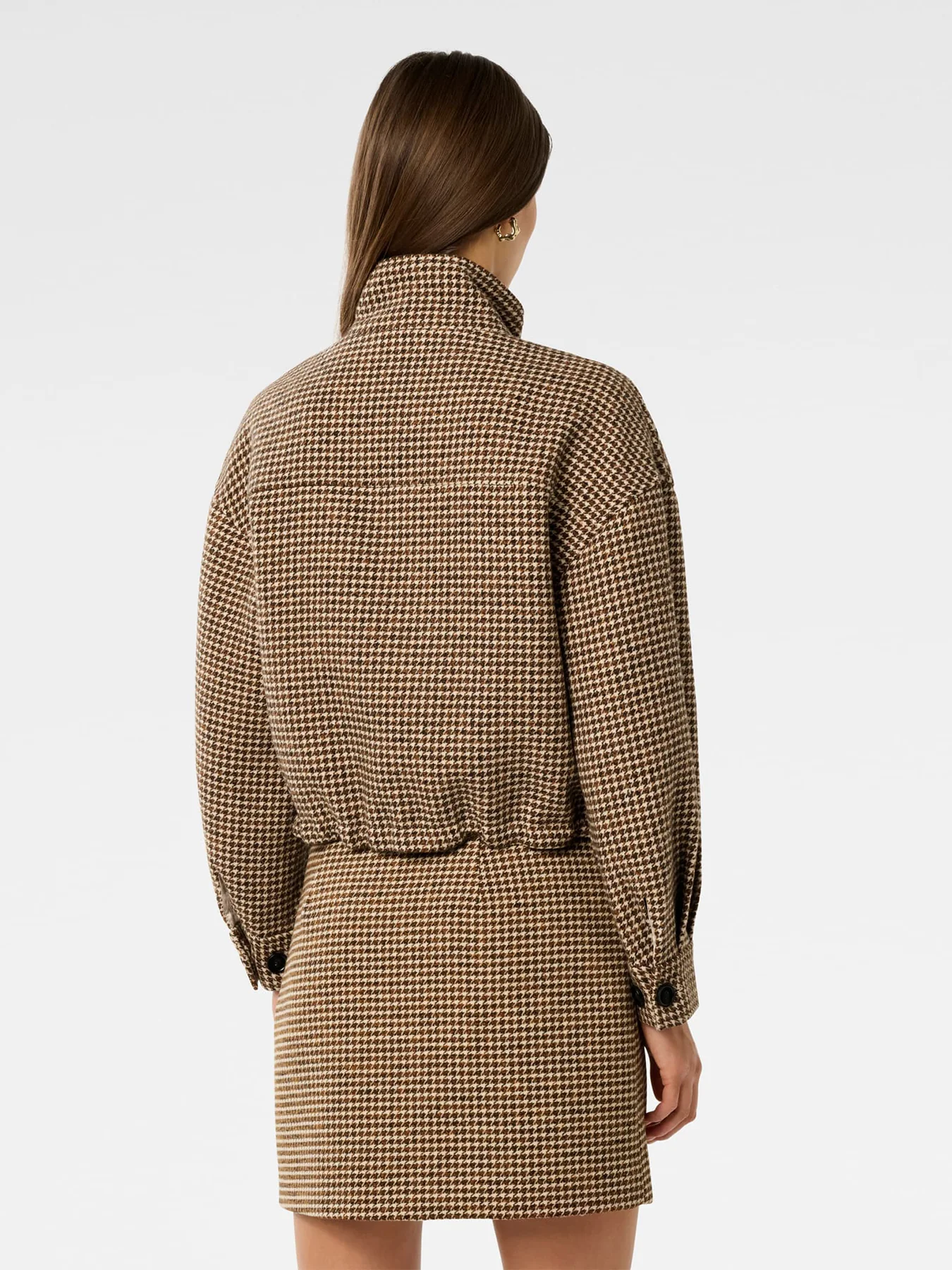 Kaia Checked Crop Jacket - Image 3