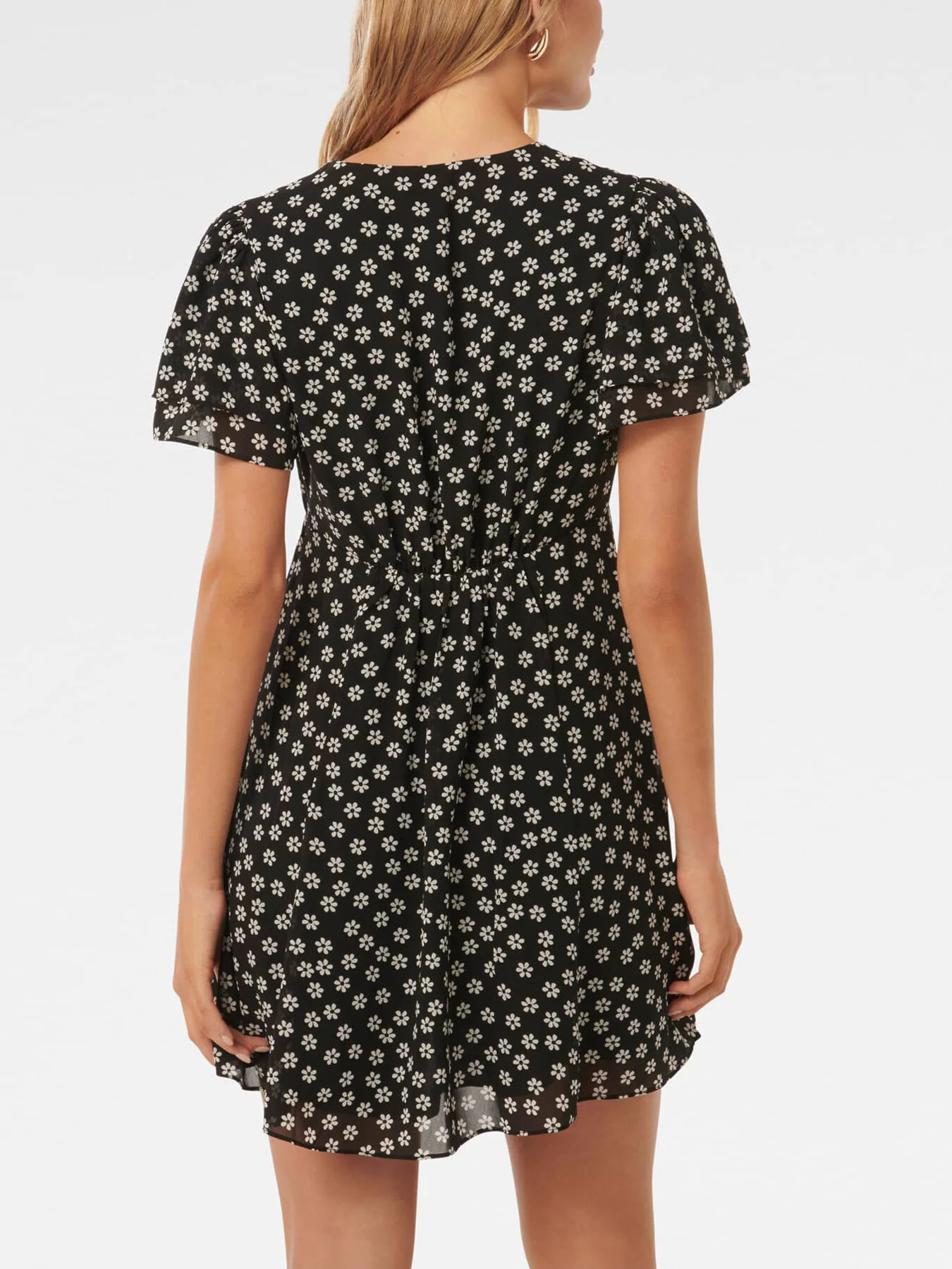 Pria Button Through Mini Dress - Image 3