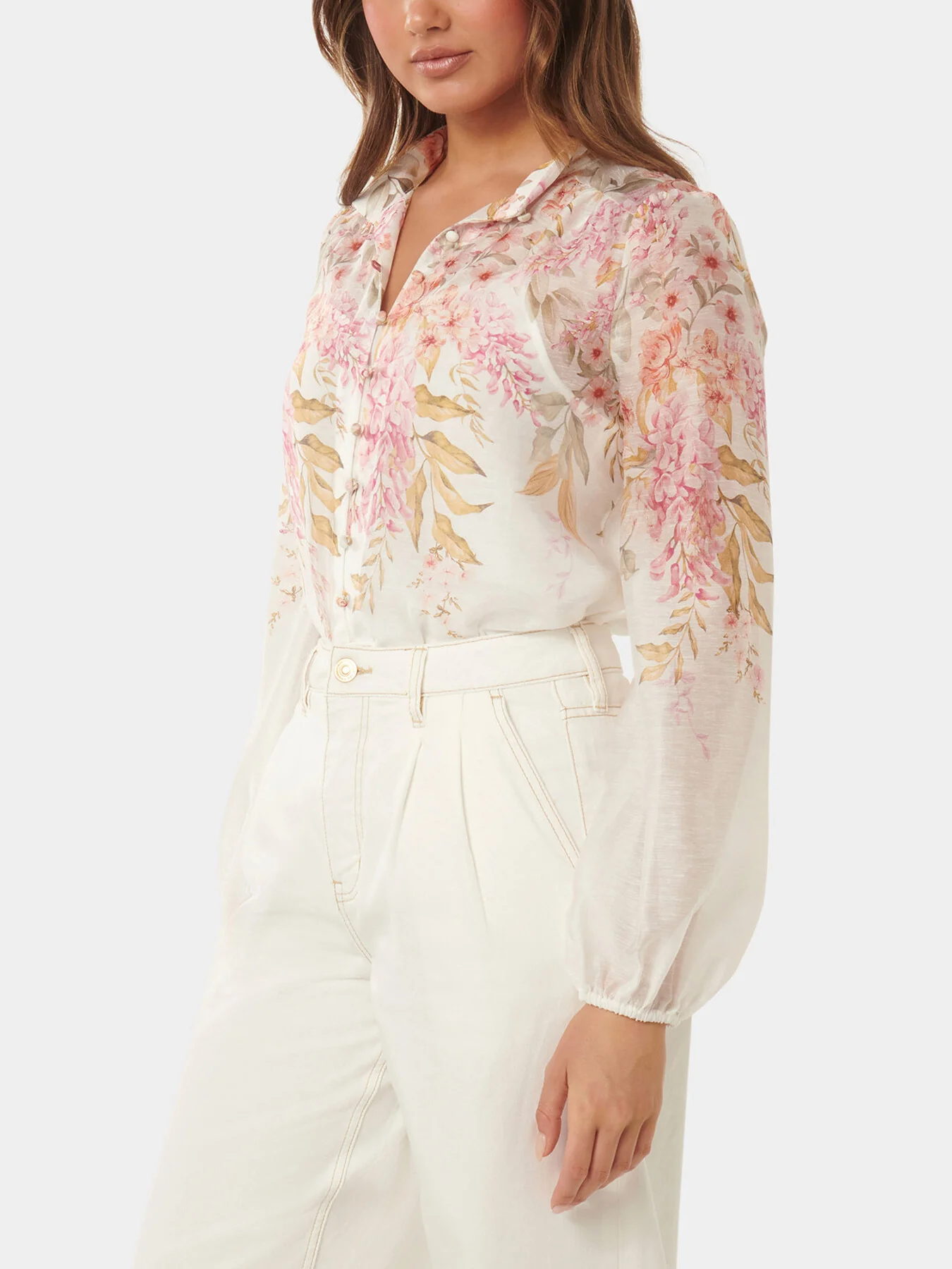 Ellidy Button Down Blouse - Image 4