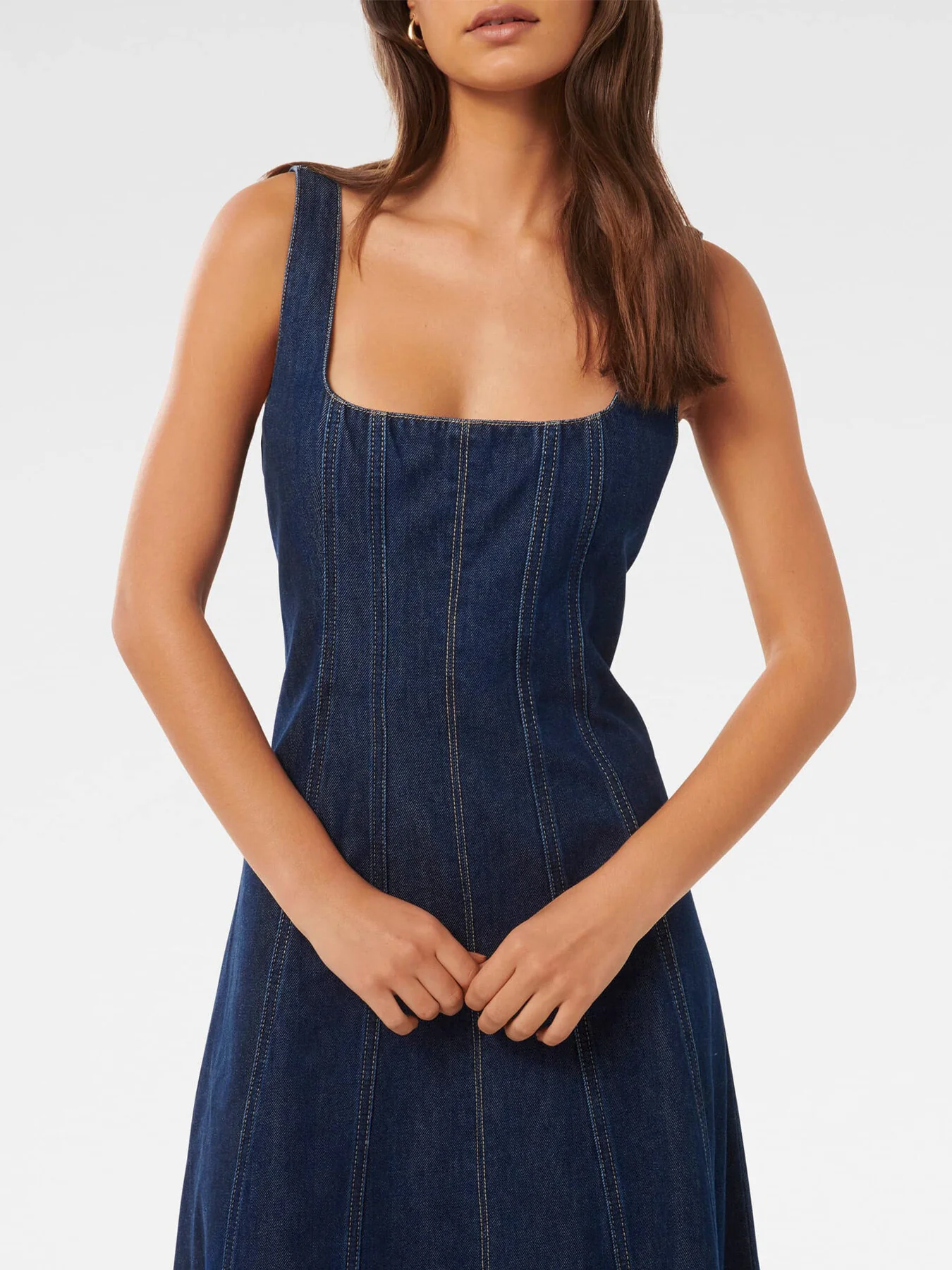 Amelia Denim Dress - Image 4