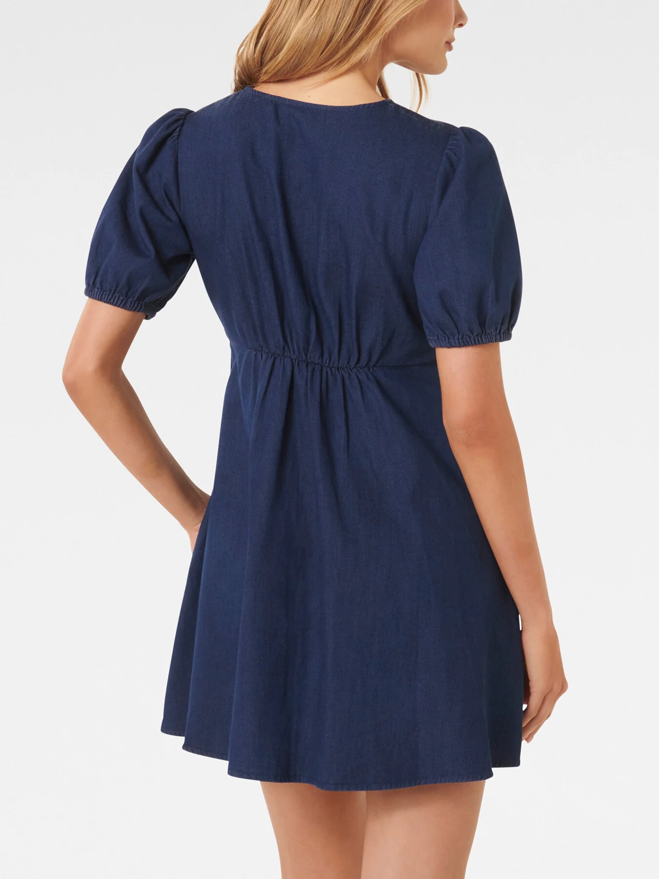 Darcie Denim Mini Dress - Image 3