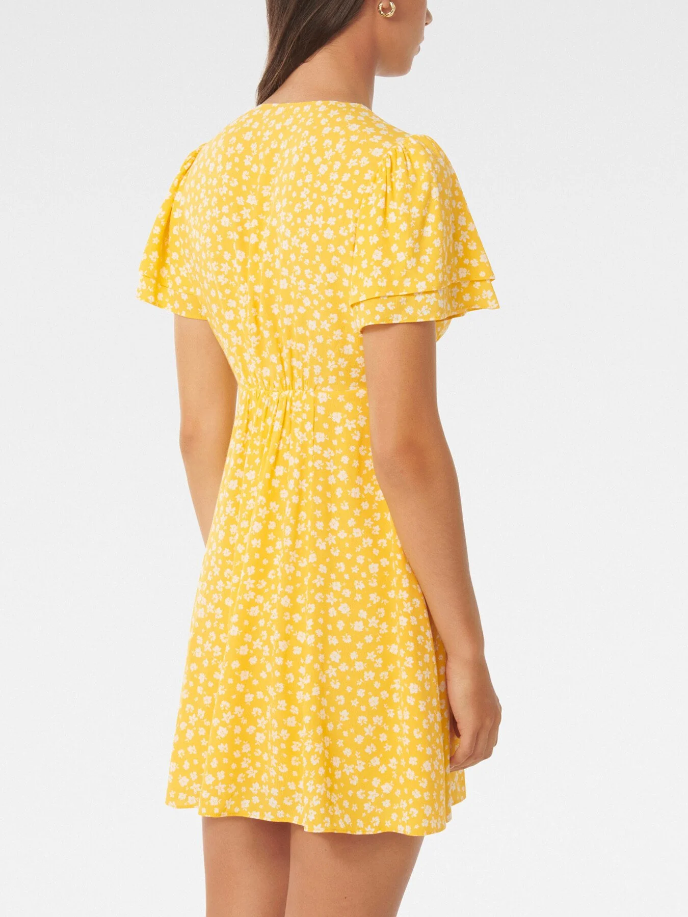 Pria Button Through Mini Dress - Image 3