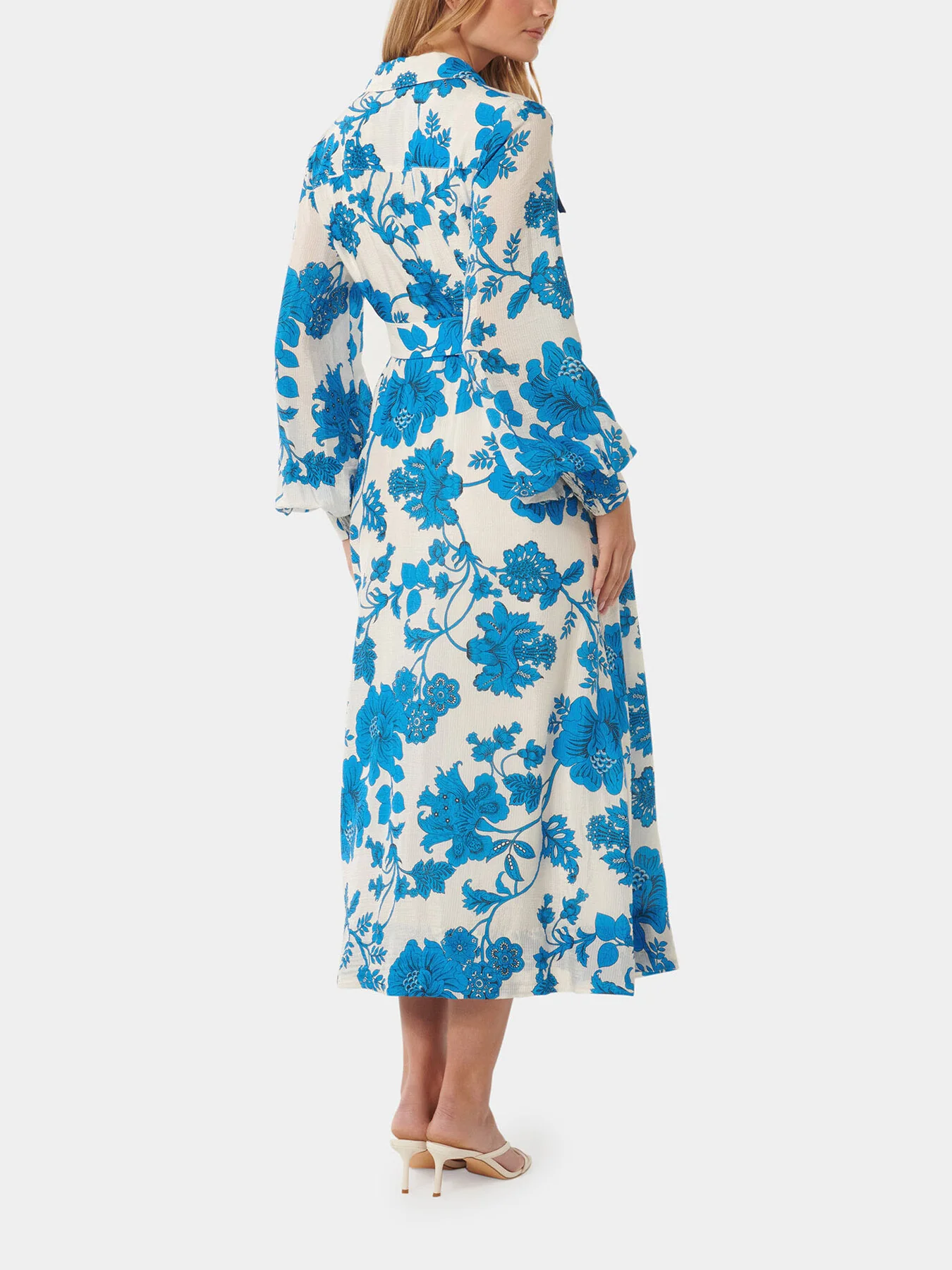 Janie Printed Midi Shirt Dress - Image 3