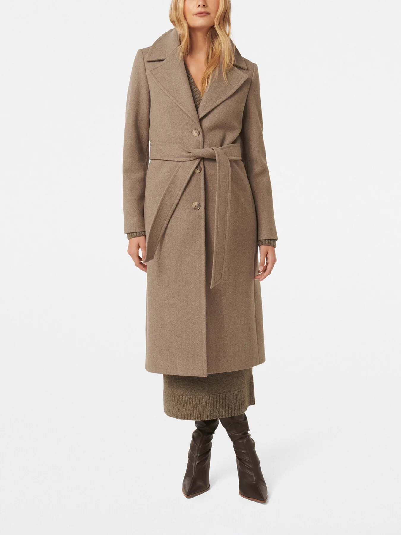 Rowan Single Breasted Wrap Coat - Image 2