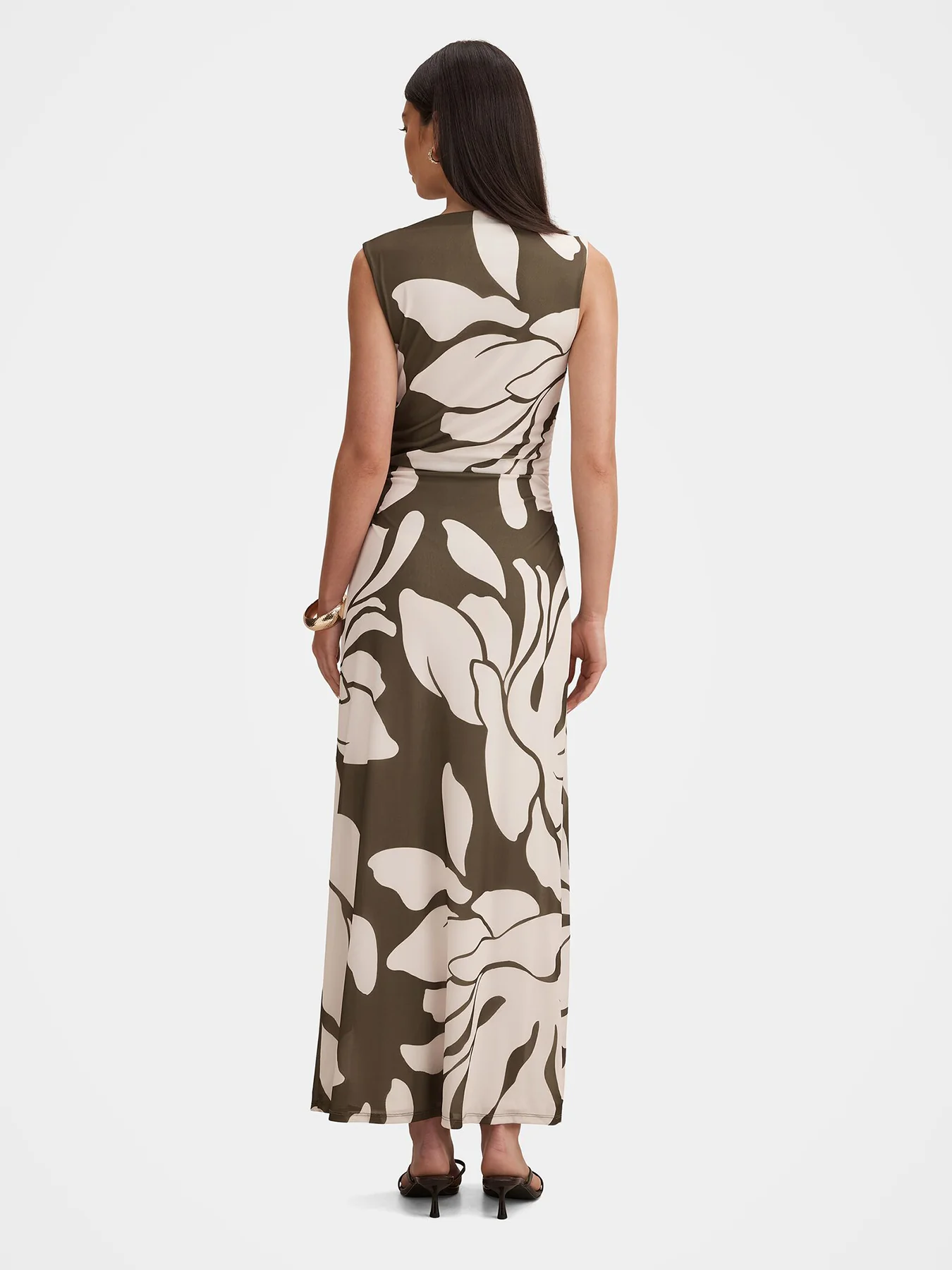 Allegra Mesh Midi Dress Multi - Image 5