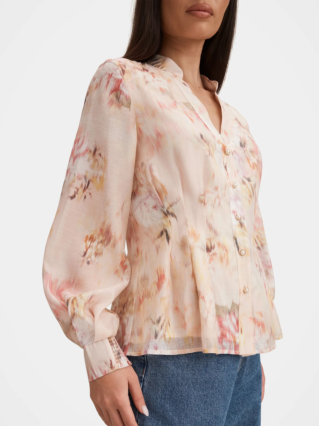 Indie Tuck Blouse Multi - Image 3