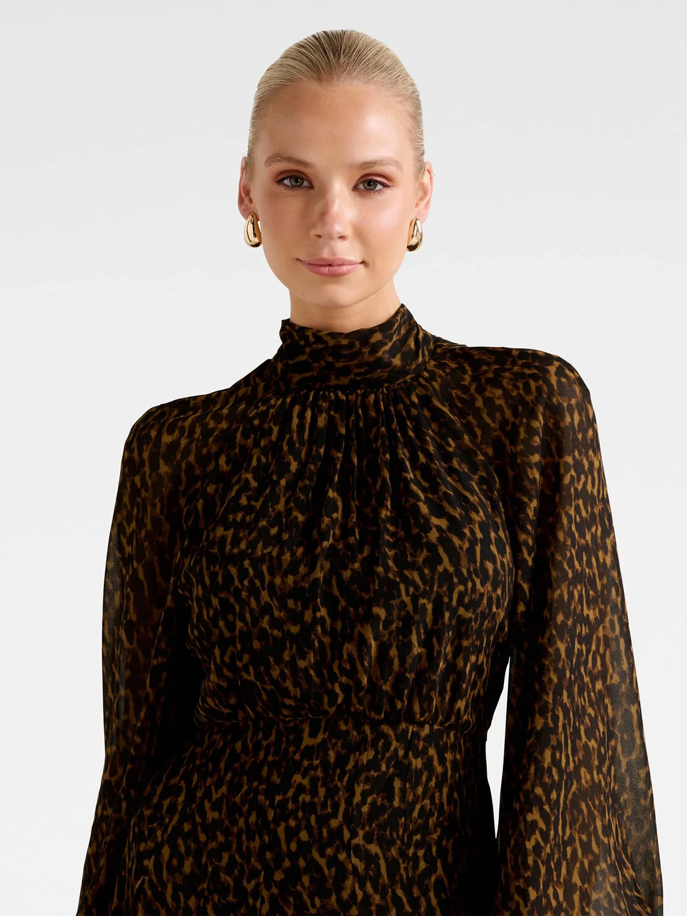 Janelle Raglan Maxi Dress Black - Image 4