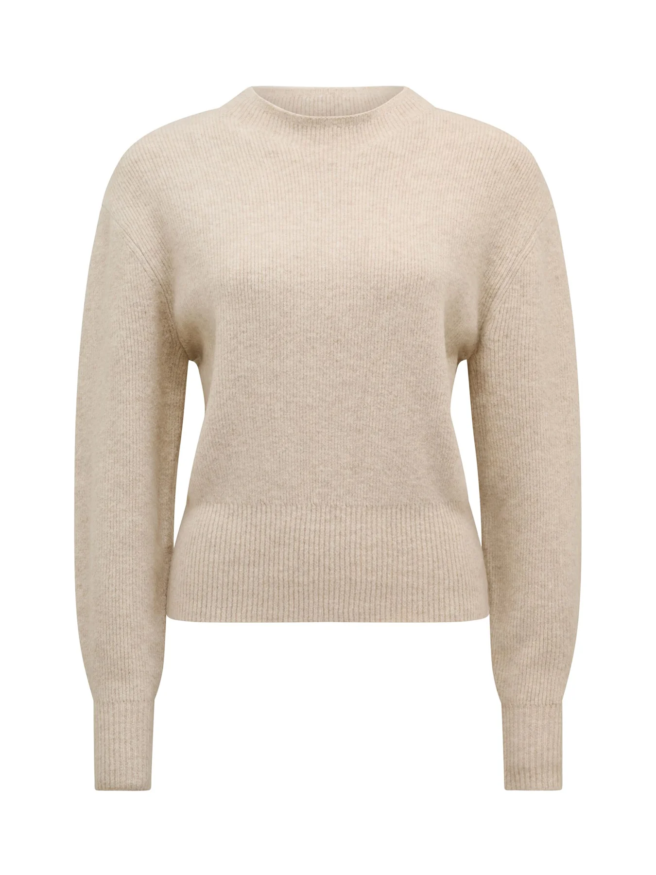 Cora Cinched Hem Knitted Sweater Nude