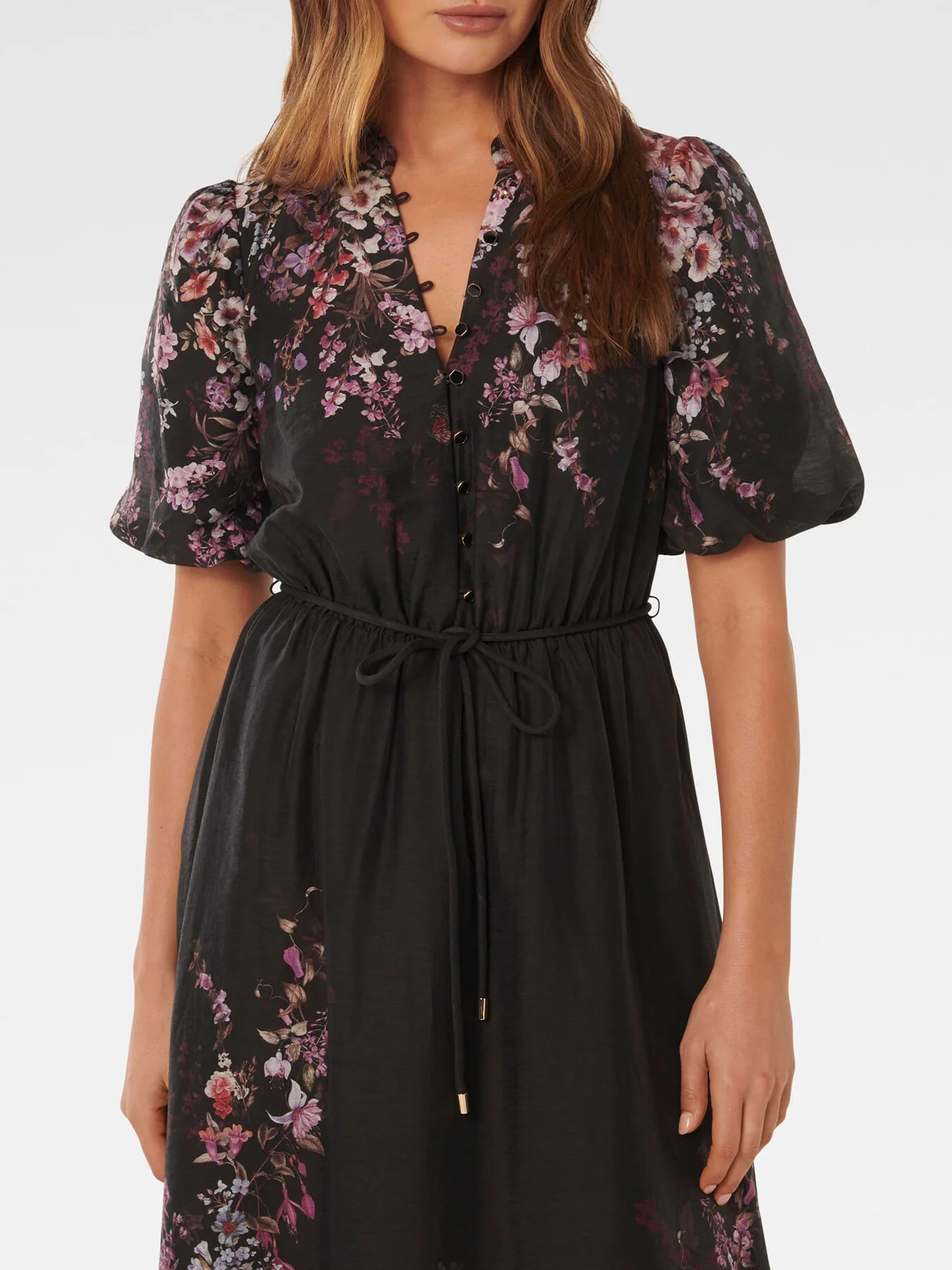 Adele Printed Midi Dress - Image 4