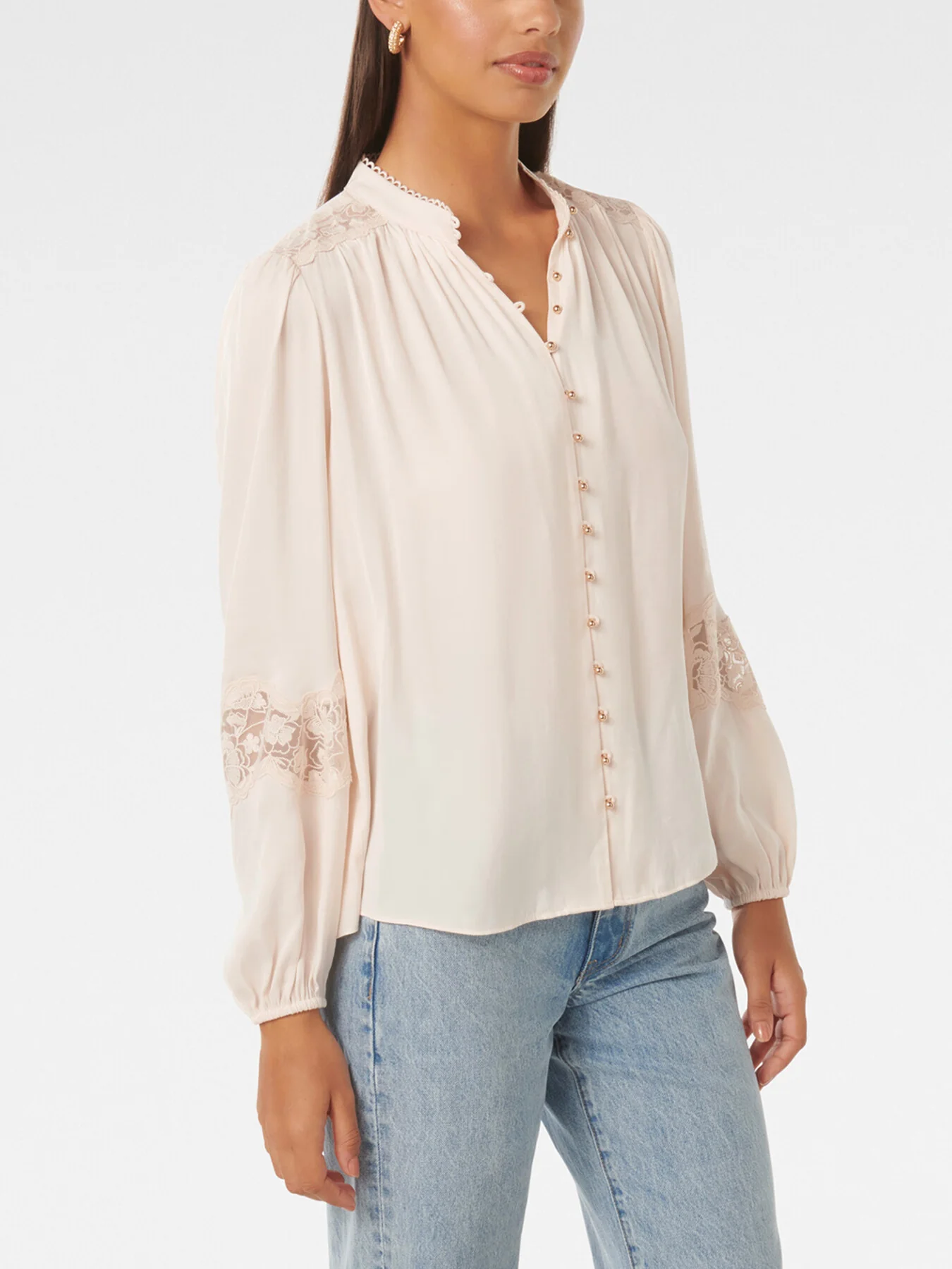 Annalise Lace Sleeves Blouse - Image 6