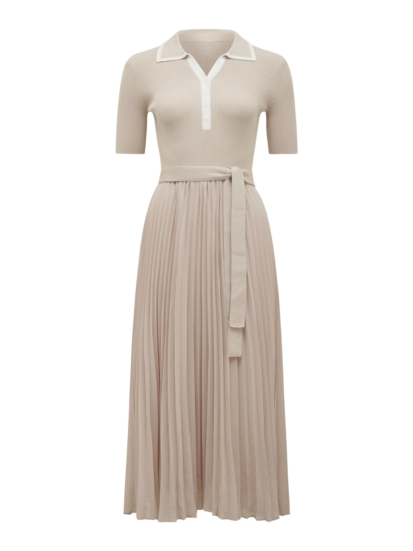Melody Polo Collar Knit Dress