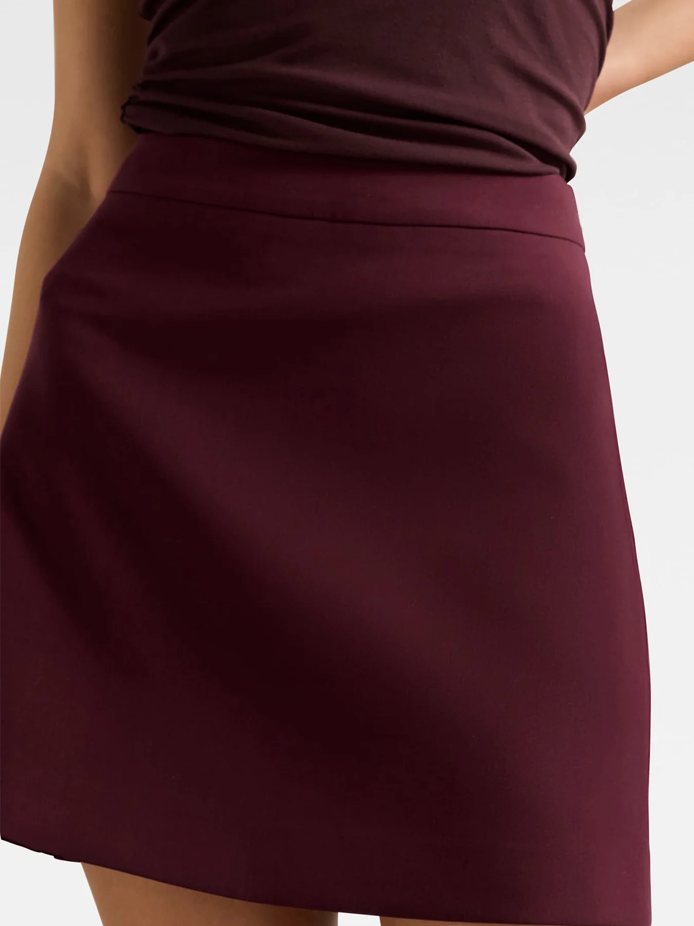 Lee A Line Mini Skirt Cherry - Image 4