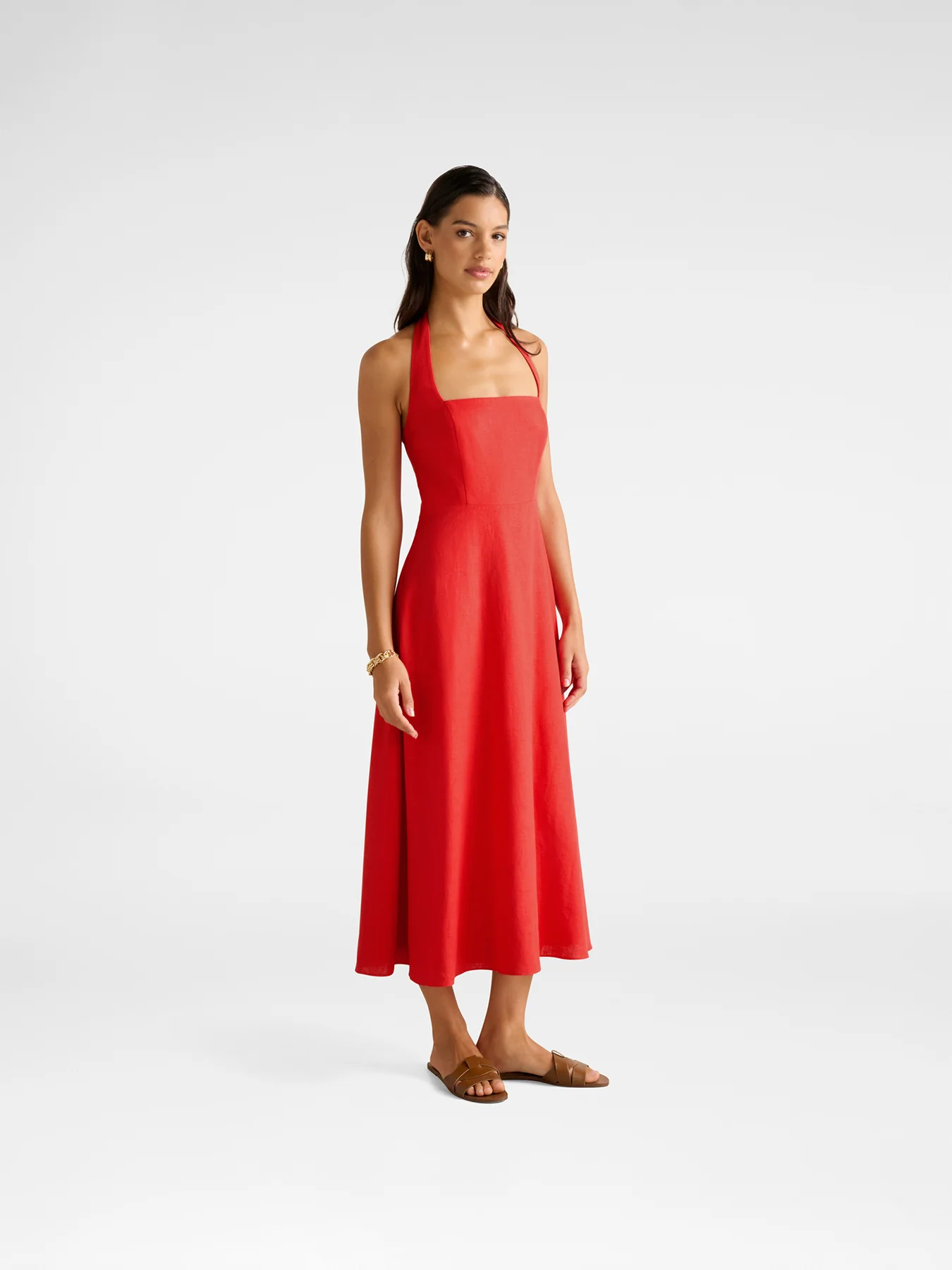 Stevie Halter Neck Midi Dress - Image 5