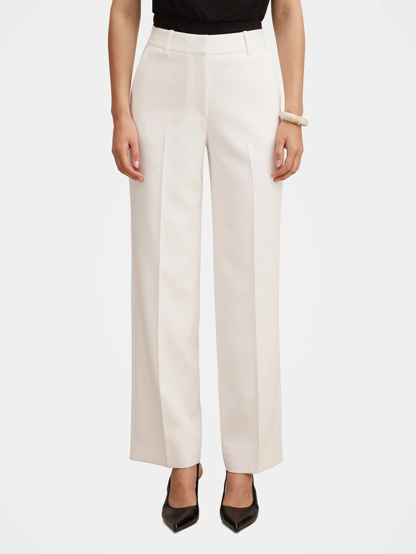 Ada Straight Leg Pants White - Image 4