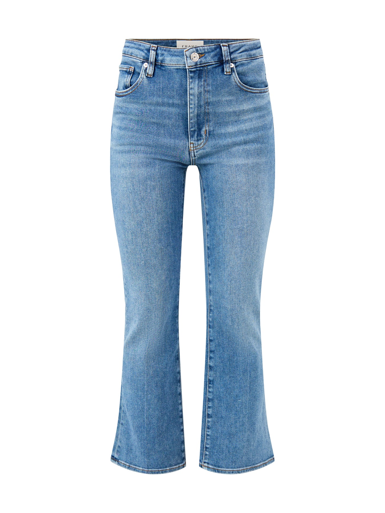 The Reboot Crop Bootcut Jeans Blue