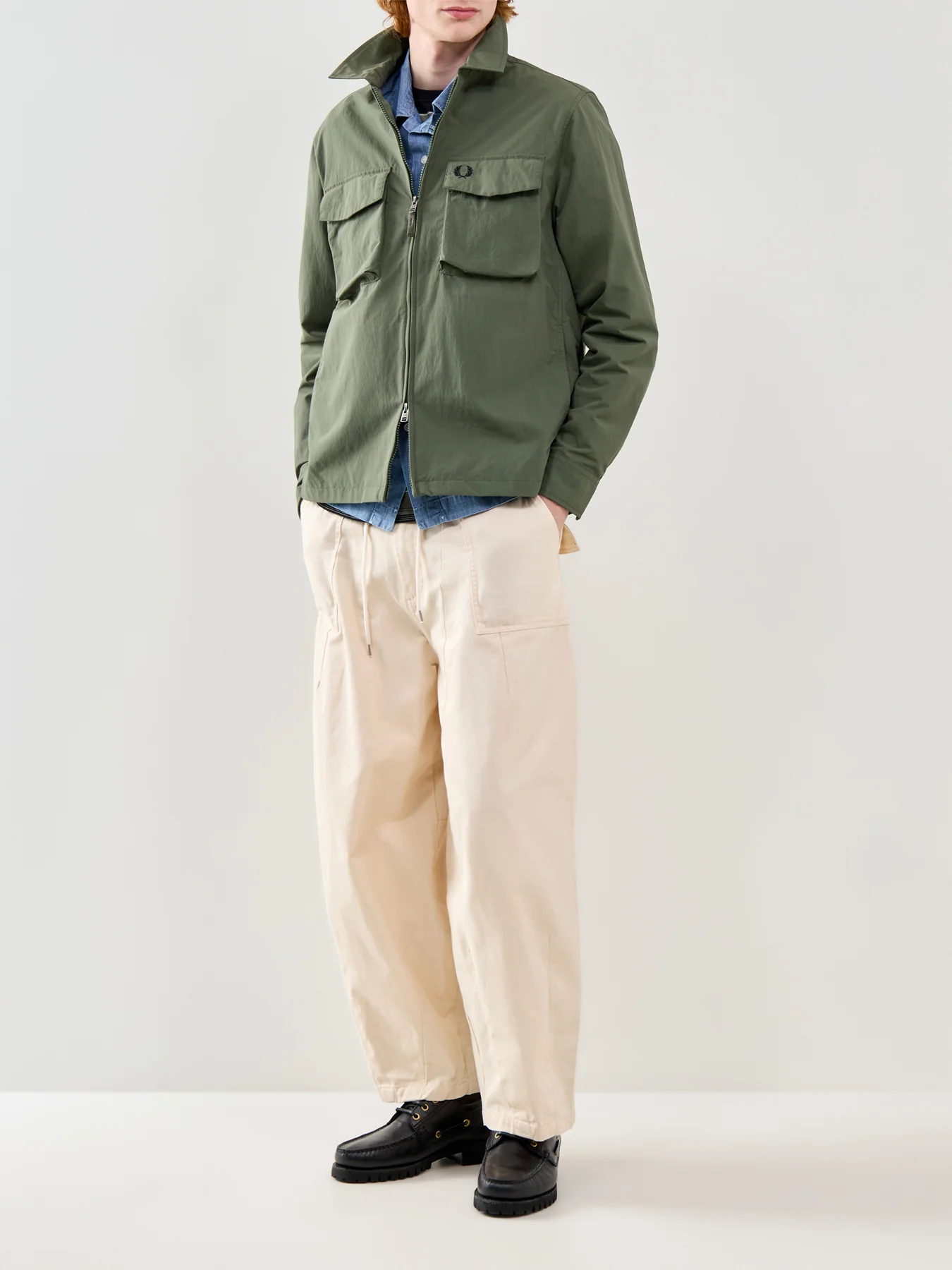 Ripstop Pocket Overshirt Green - Image 2
