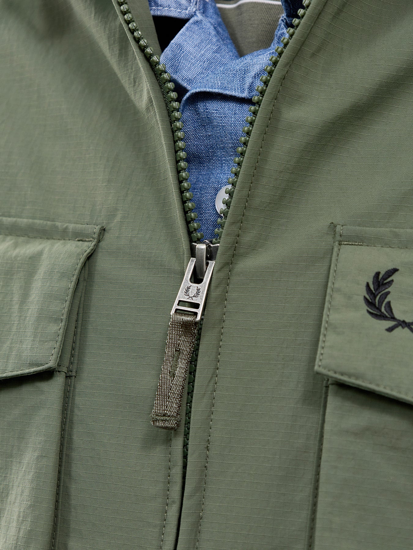 Ripstop Pocket Overshirt Green - Image 3