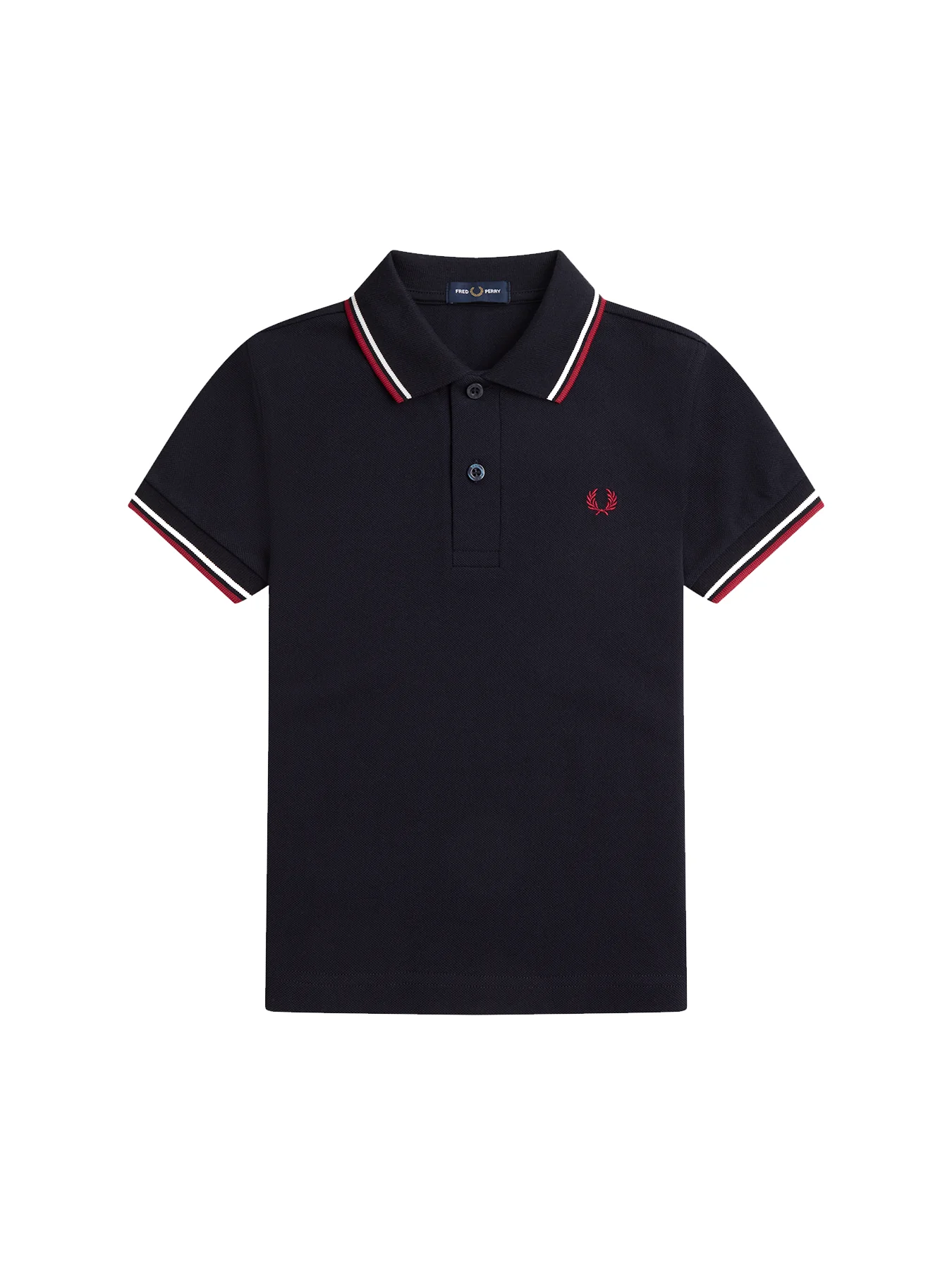 Twin Tipped Polo Shirt Black - Image 10