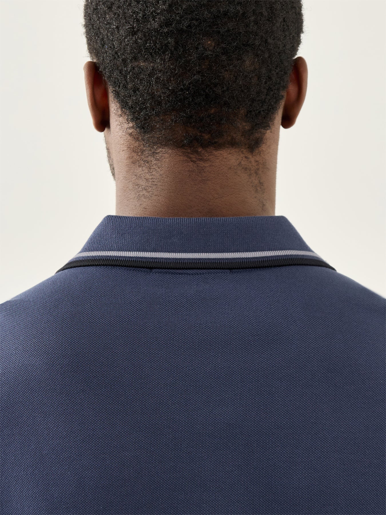 Twin Tipped Polo Shirt Navy - Image 3