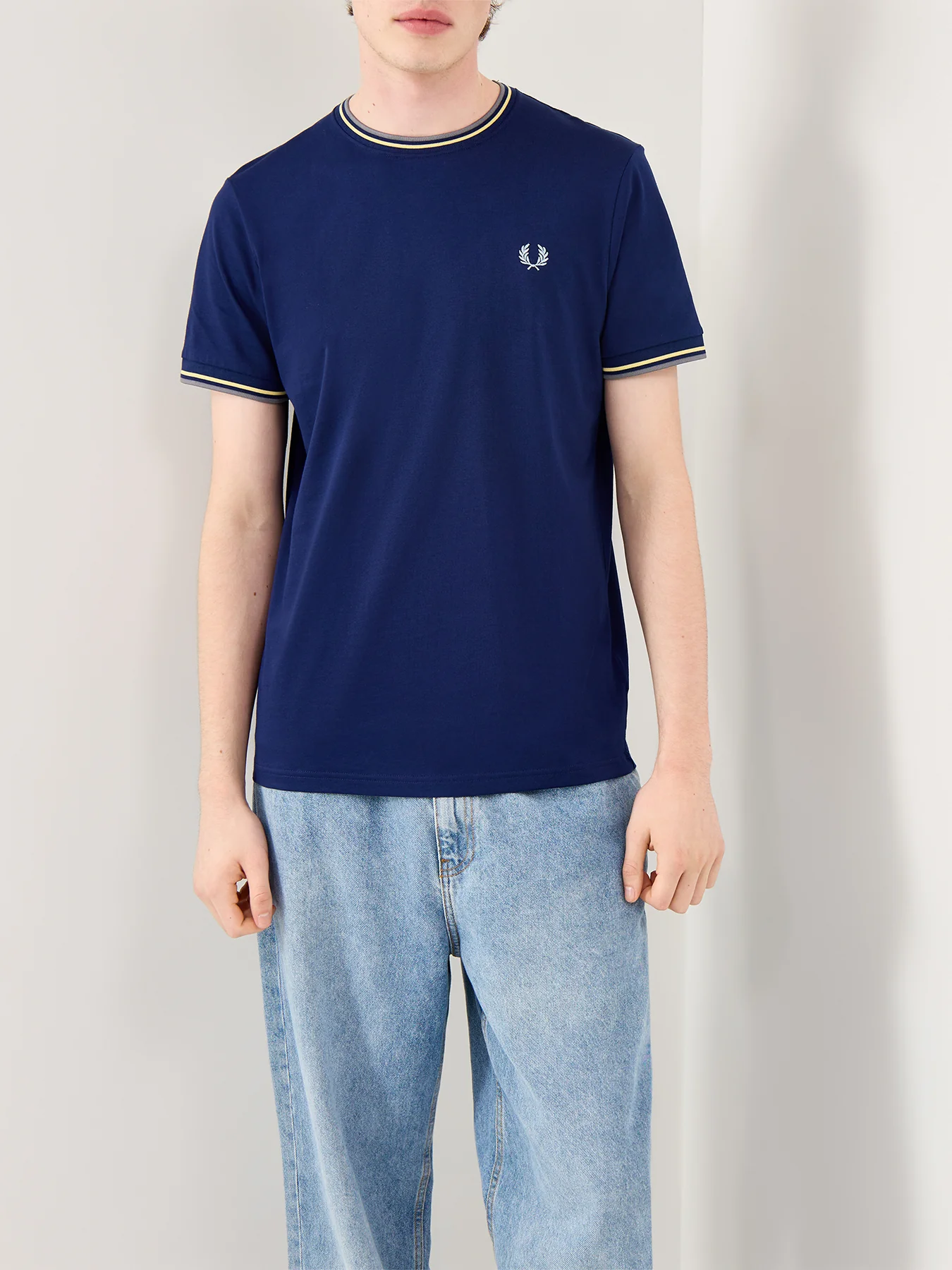 Twin Tipped T-Shirt Navy - Image 4